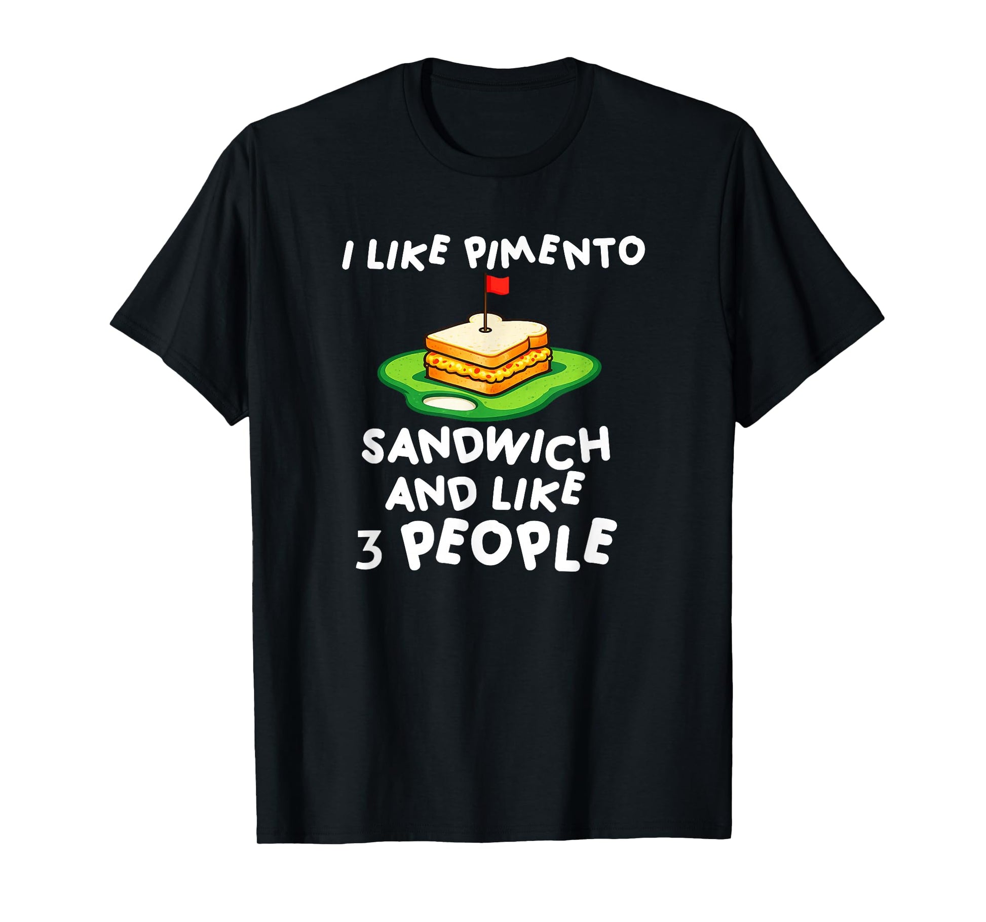 Pimento Cheese Sandwich Golf Dad T-Shirt - Unique Graphic Men Women - T-Shirt, Sweatshirt, Hoodie