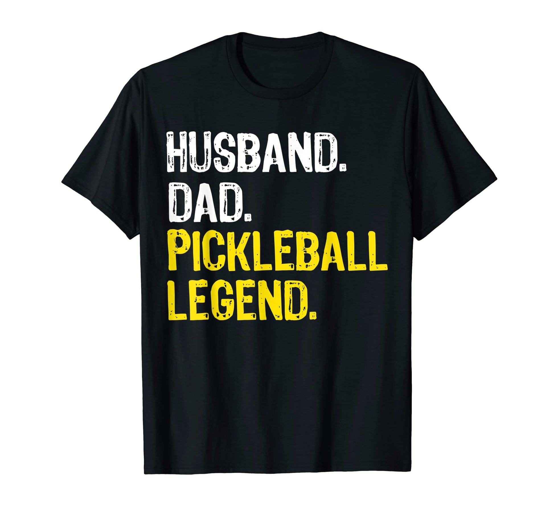 Mens Funny Husband Dad Pickleball T-Shirt - Minimalist Print for Adults - T-Shirt, Sweatshirt, Hoodie