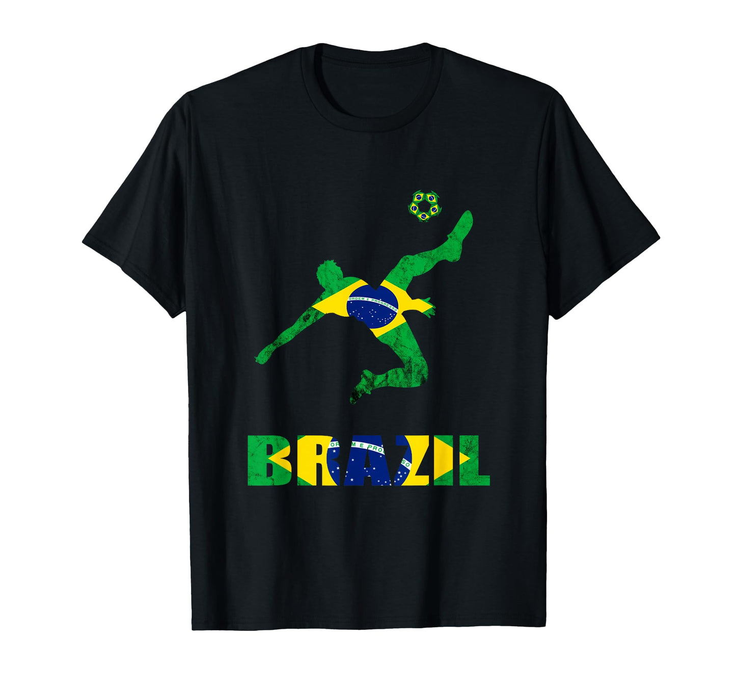 Brazil Soccer Brazilian Football T-Shirt - Minimalist Print for Adults - T-Shirt, Sweatshirt, Hoodie