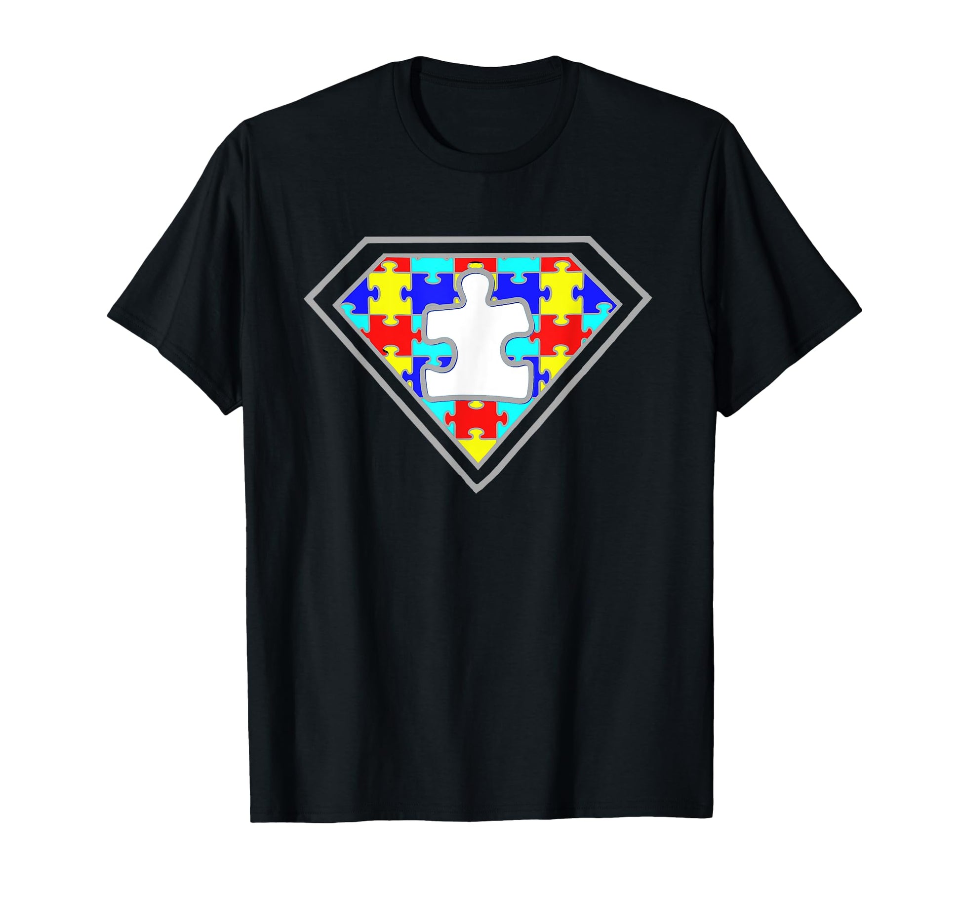 Autism Awareness Superhero Autism T-Shirt - Minimalist Print for Adults - T-Shirt, Sweatshirt, Hoodie