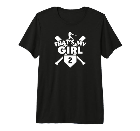 Baseball Mom Dad Thats My 2 T-Shirt - Casual Everyday Wear for Adults - T-Shirt, Sweatshirt, Hoodie