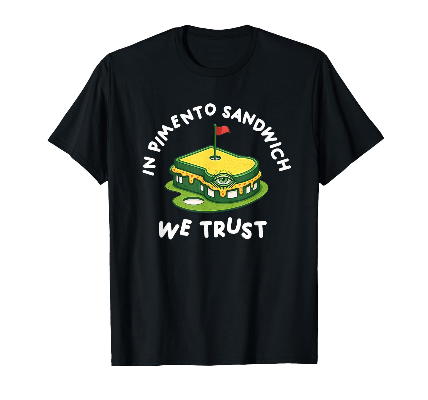 Pimento Cheese Sandwich Golf Dad Husband T-Shirt - Minimalist Print Unisex - T-Shirt, Sweatshirt, Hoodie