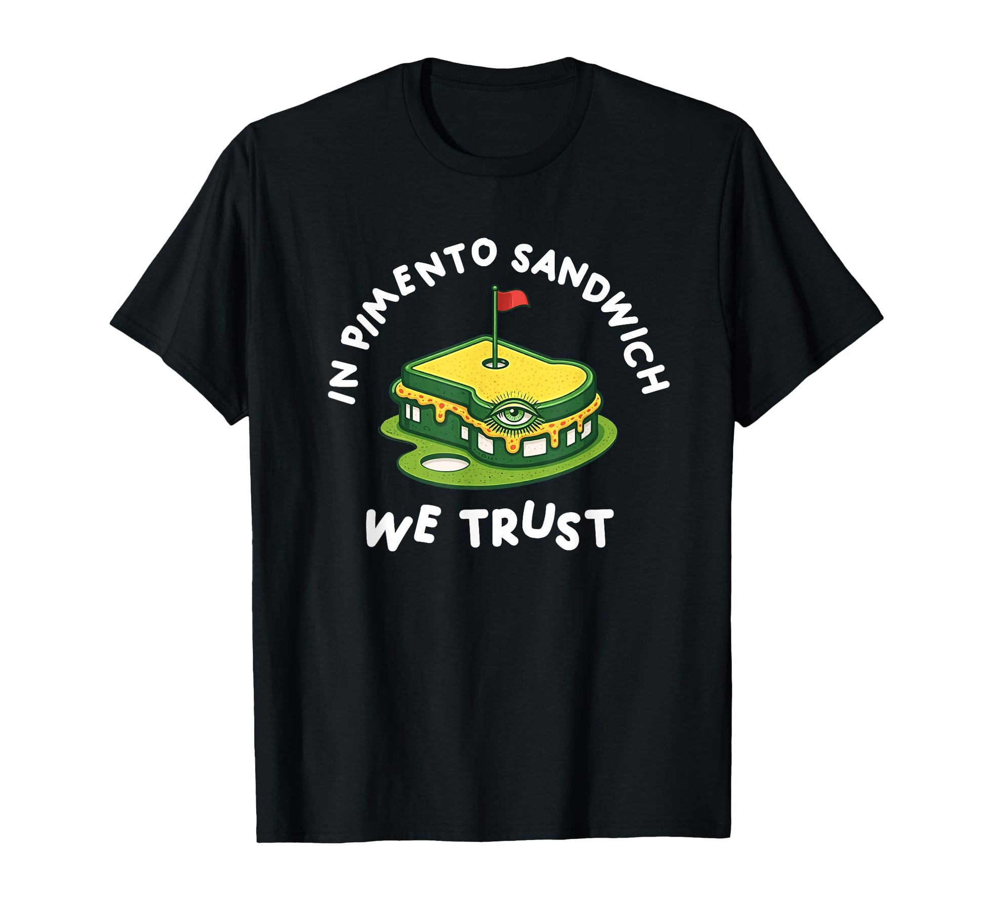 Pimento Cheese Sandwich Golf Dad Husband T-Shirt - Minimalist Print Unisex - T-Shirt, Sweatshirt, Hoodie