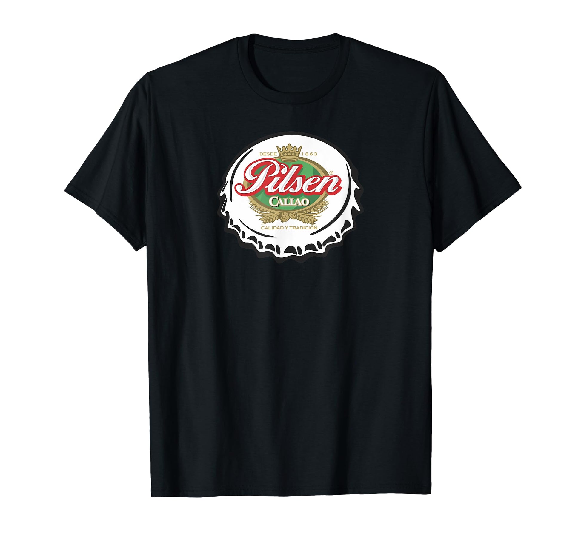 Pilsen Callao Lata Drink Marca Peruvian T-Shirt - Graphic Print Men Women - T-Shirt, Sweatshirt, Hoodie