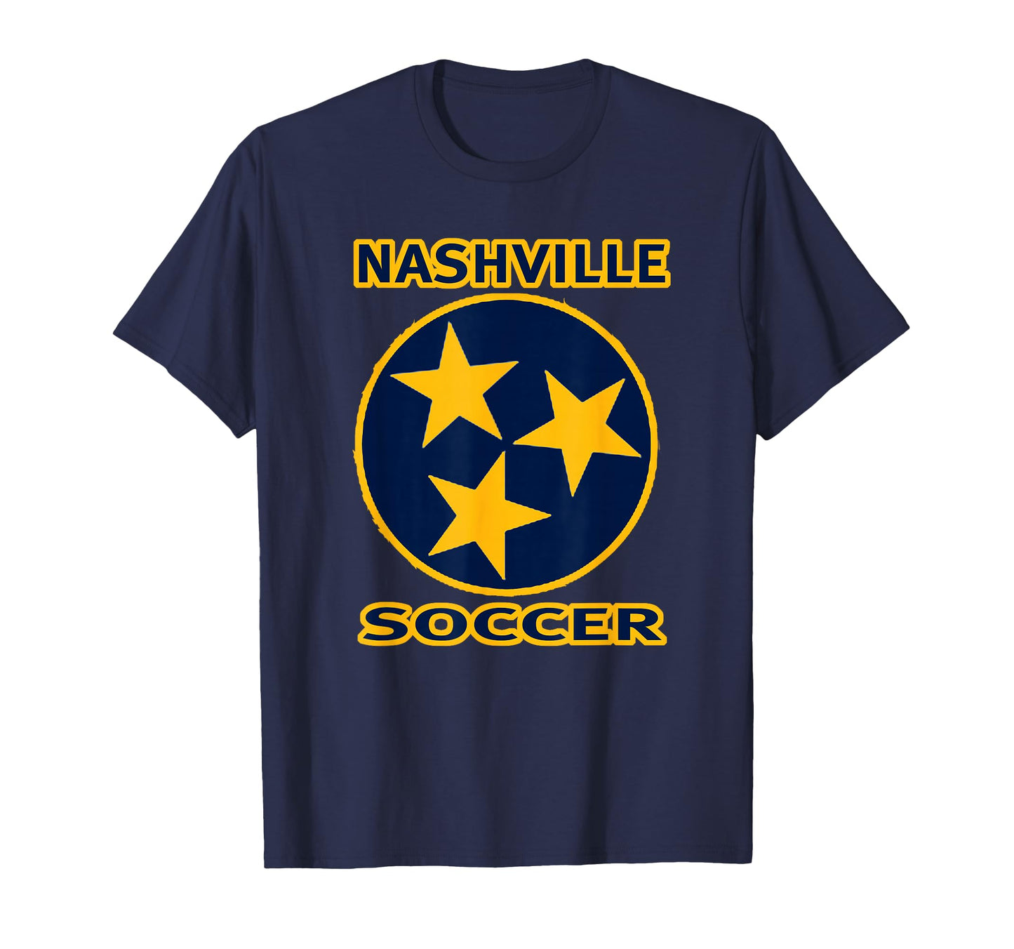 Nashville Soccer Tennessee Tristar T-Shirt - Fun Novelty Design for Adults - T-Shirt, Sweatshirt, Hoodie