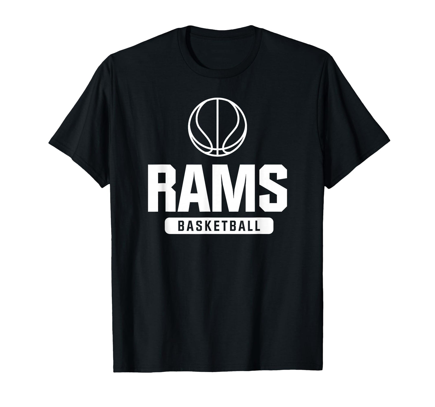 Rams Basketball Elementary T-Shirt - Casual Everyday Wear for Adults - T-Shirt, Sweatshirt, Hoodie