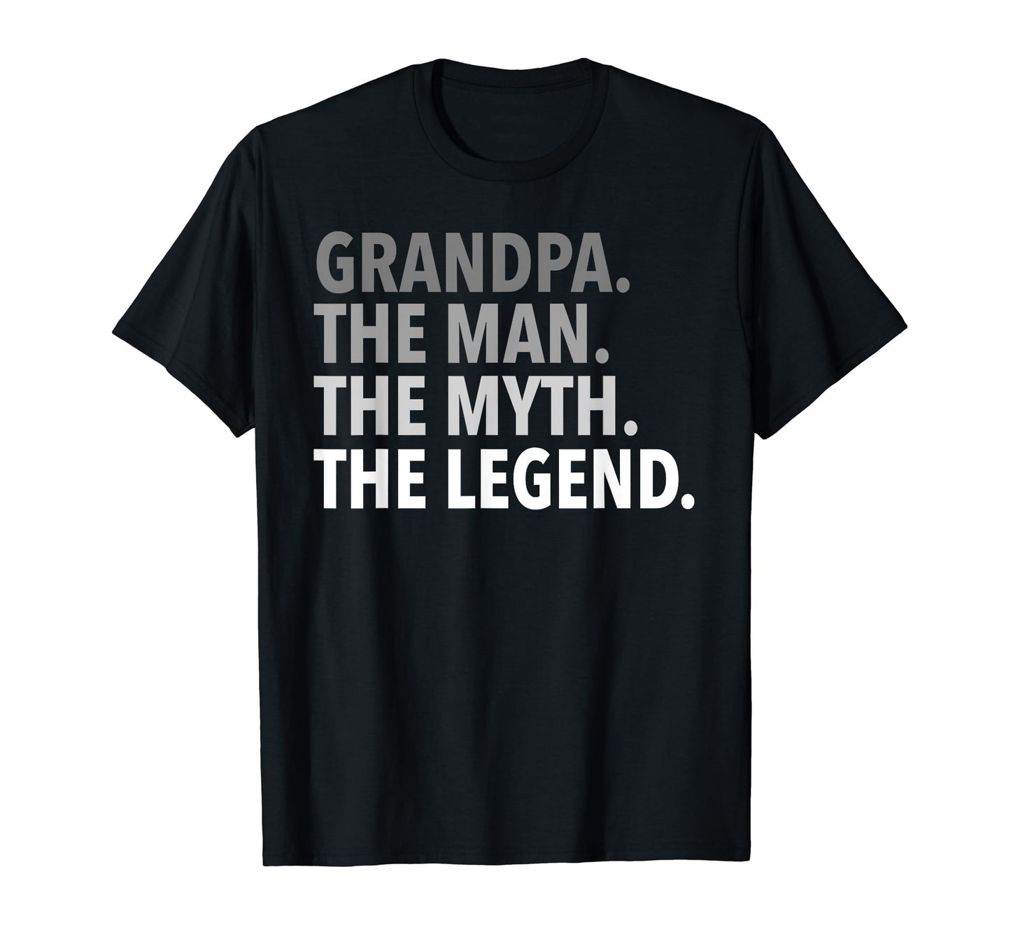 Mens Grandpa Myth Legend Dad Papa T-Shirt - Aesthetic Graphic for Adults - T-Shirt, Sweatshirt, Hoodie