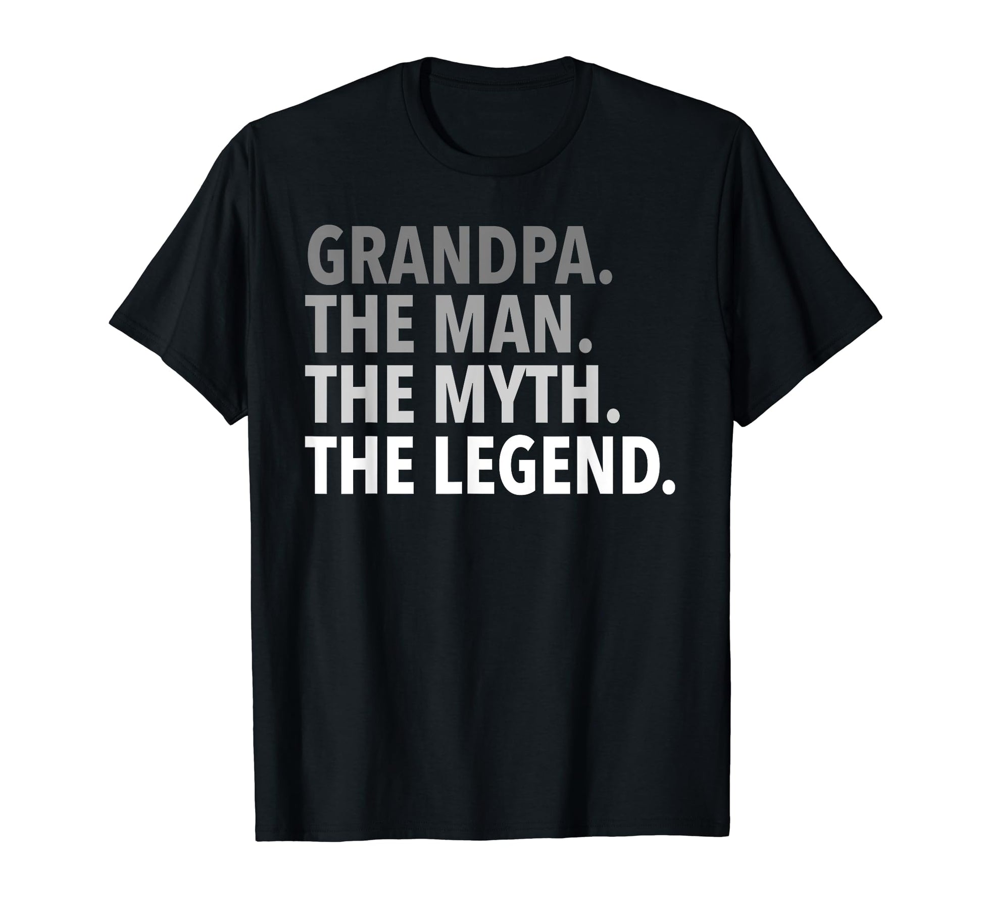 Mens Grandpa Myth Legend Dad Papa T-Shirt - Aesthetic Graphic for Adults - T-Shirt, Sweatshirt, Hoodie
