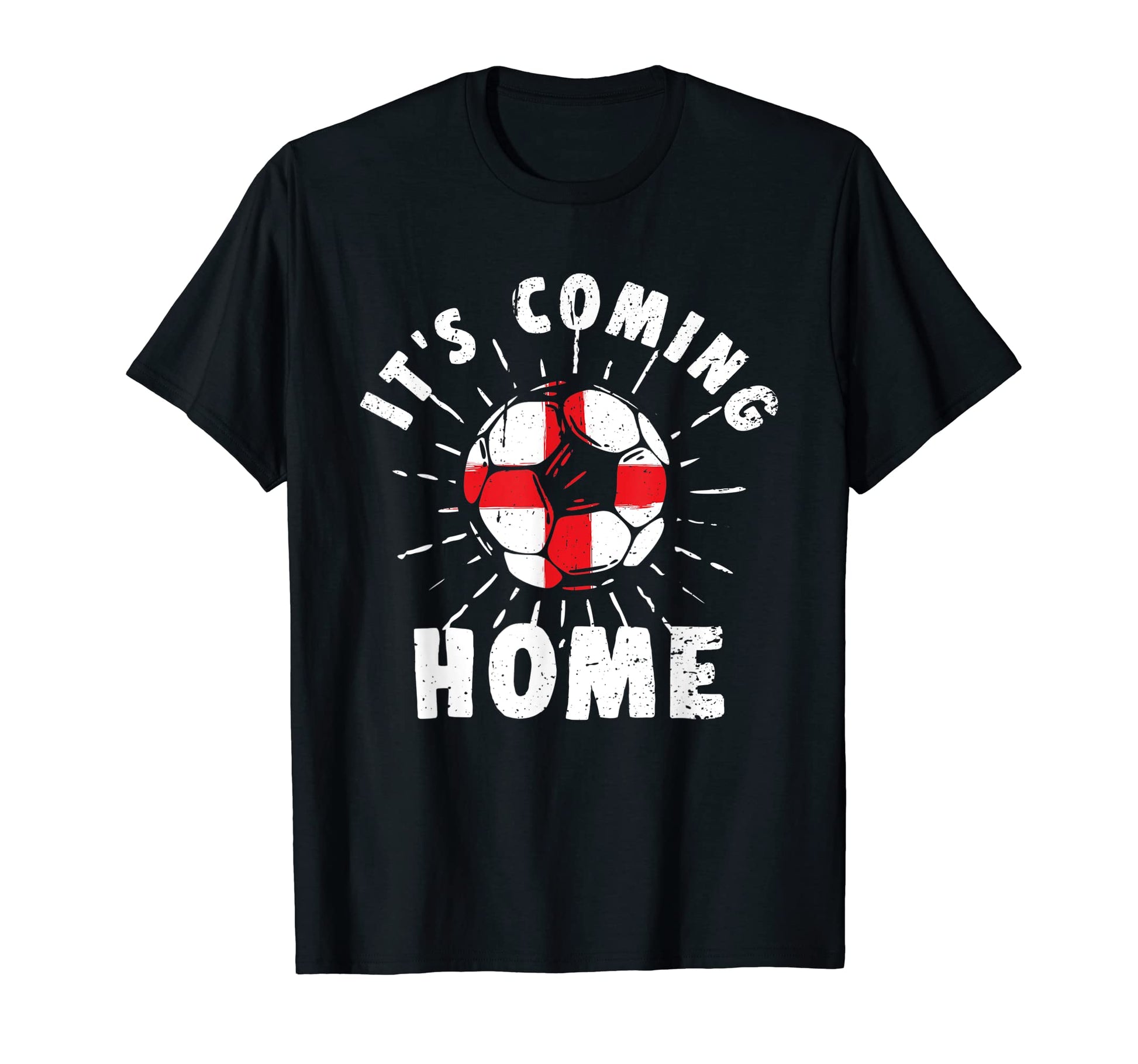 Coming Home England Flag Football T-Shirt - Minimalist Print for Adults - T-Shirt, Sweatshirt, Hoodie