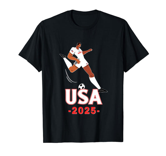 American Flag Soccer Ball Soccer Ball T-Shirt - Trendy Graphic Men Women - T-Shirt, Sweatshirt, Hoodie
