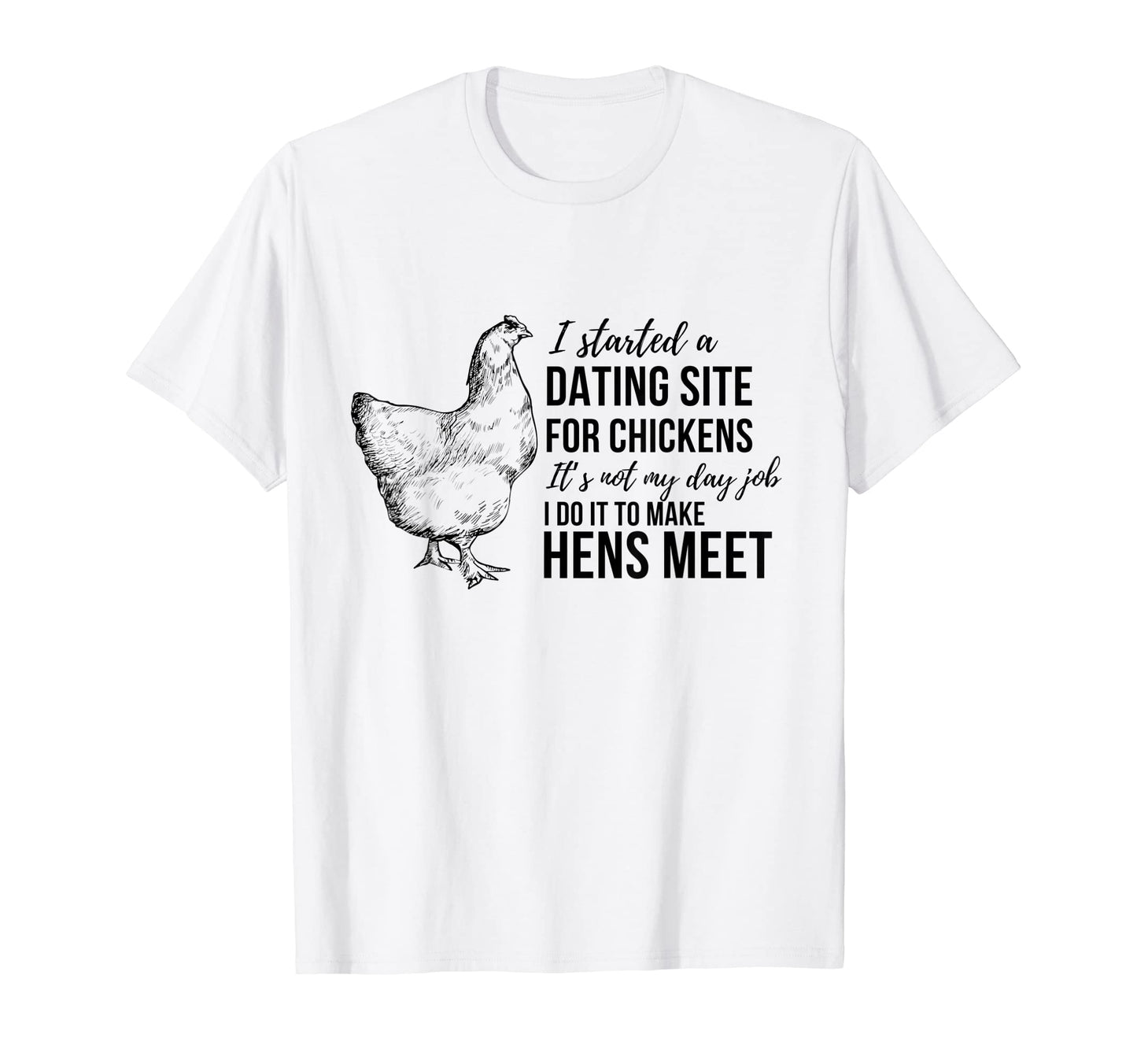 Funny Corny Chickens Hens Meet Dad Joke T-Shirt - Trendy Graphic Unisex - T-Shirt, Sweatshirt, Hoodie