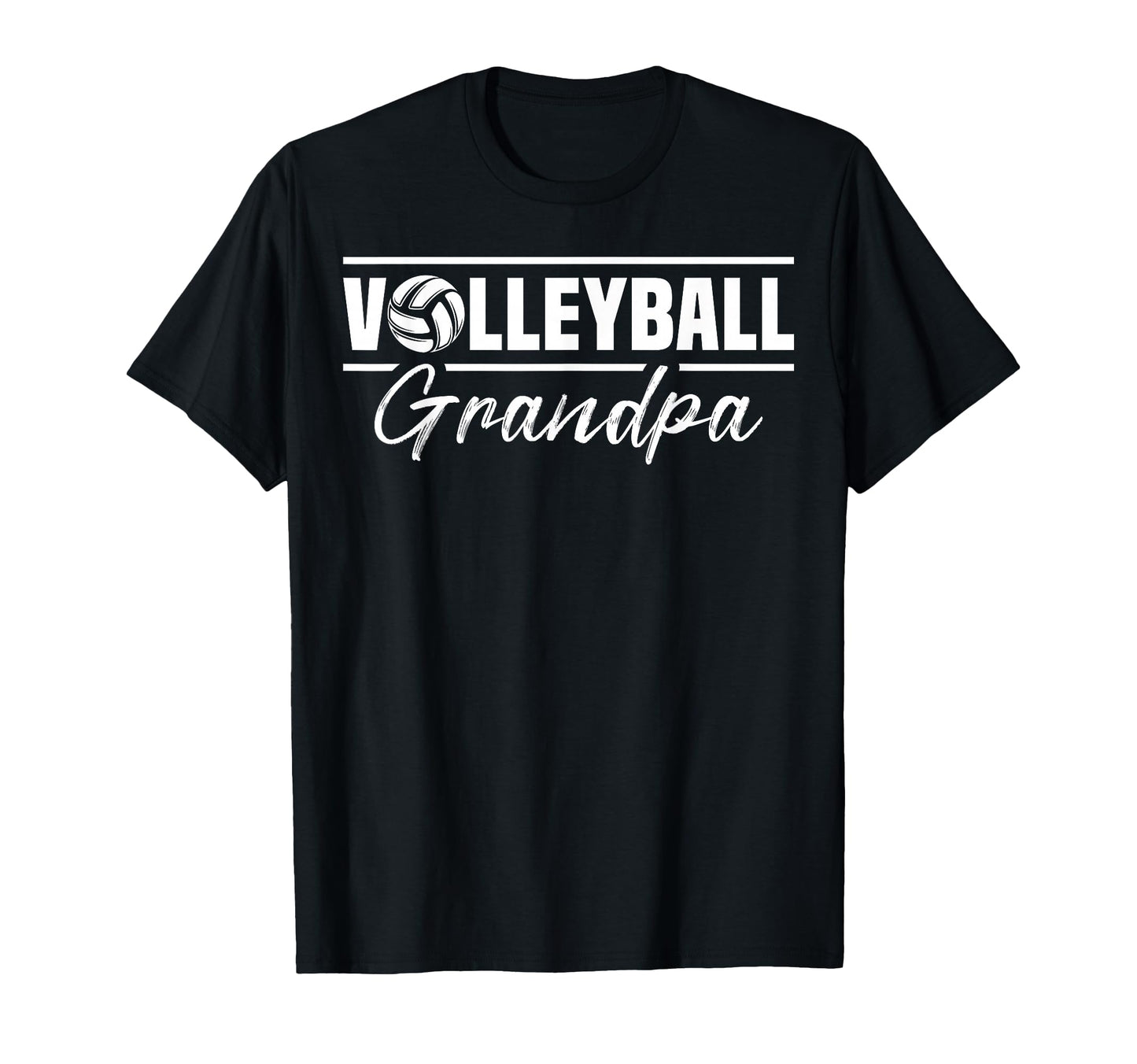 Proud Volleyball Grandpa T-Shirt - Casual Everyday Wear for Adults - T-Shirt, Sweatshirt, Hoodie