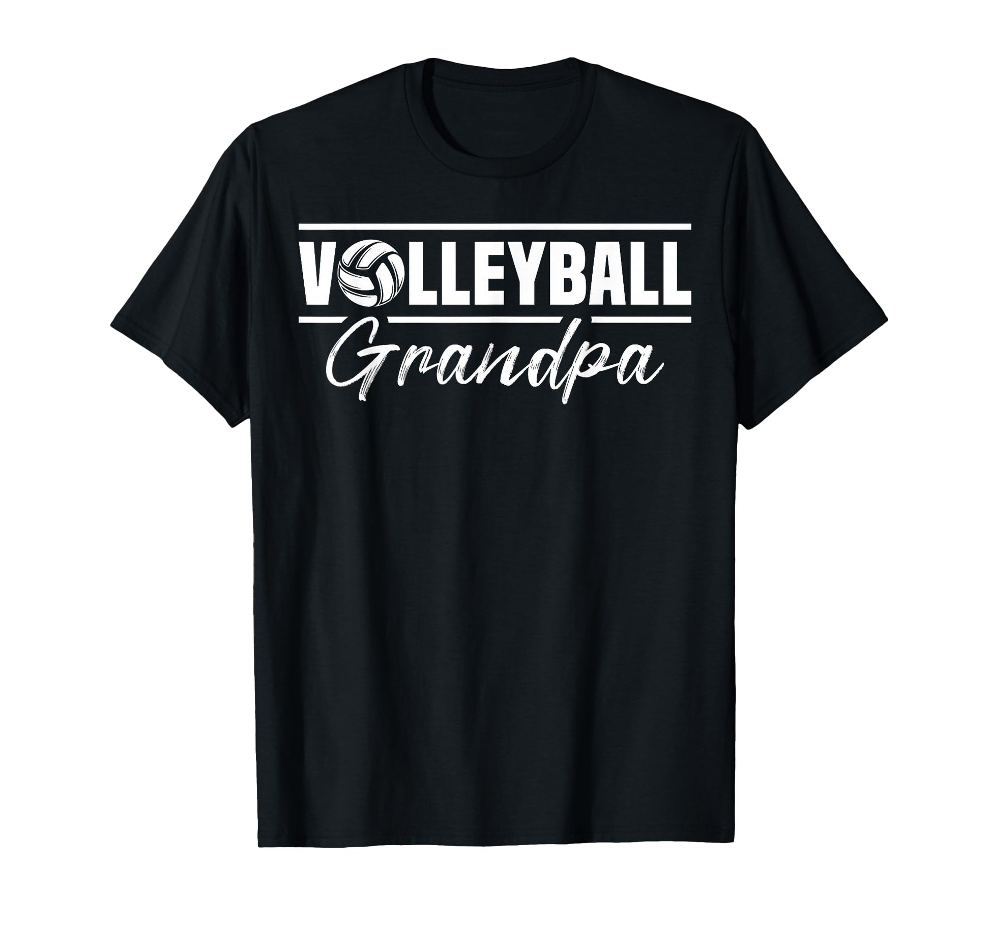 Proud Volleyball Grandpa T-Shirt - Casual Everyday Wear for Adults - T-Shirt, Sweatshirt, Hoodie