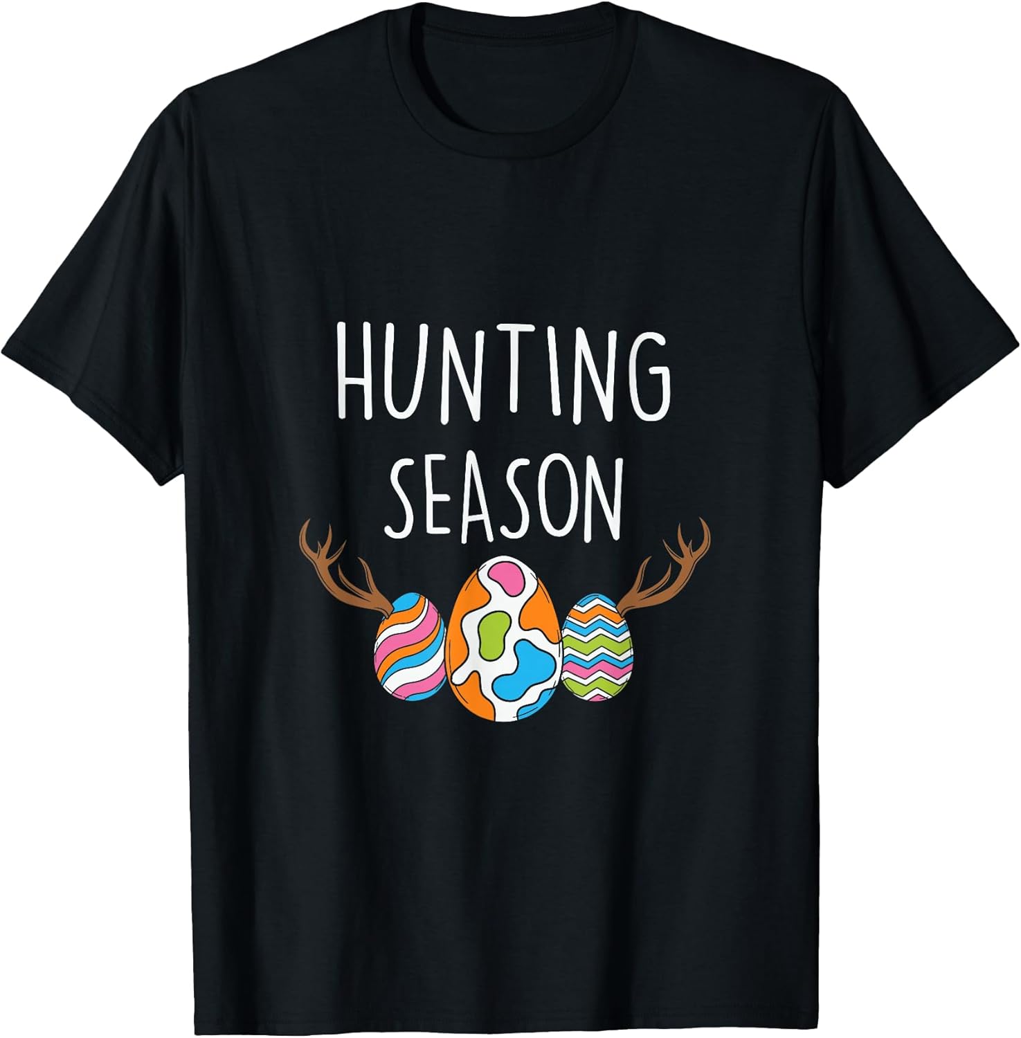 Easter Egg Hunting Season Antler Bunny Family Fun Unisex T-shirt, Sweatshirt, Hoodie, Long Sleeve Tee - T-Shirt, Sweatshirt, Hoodie
