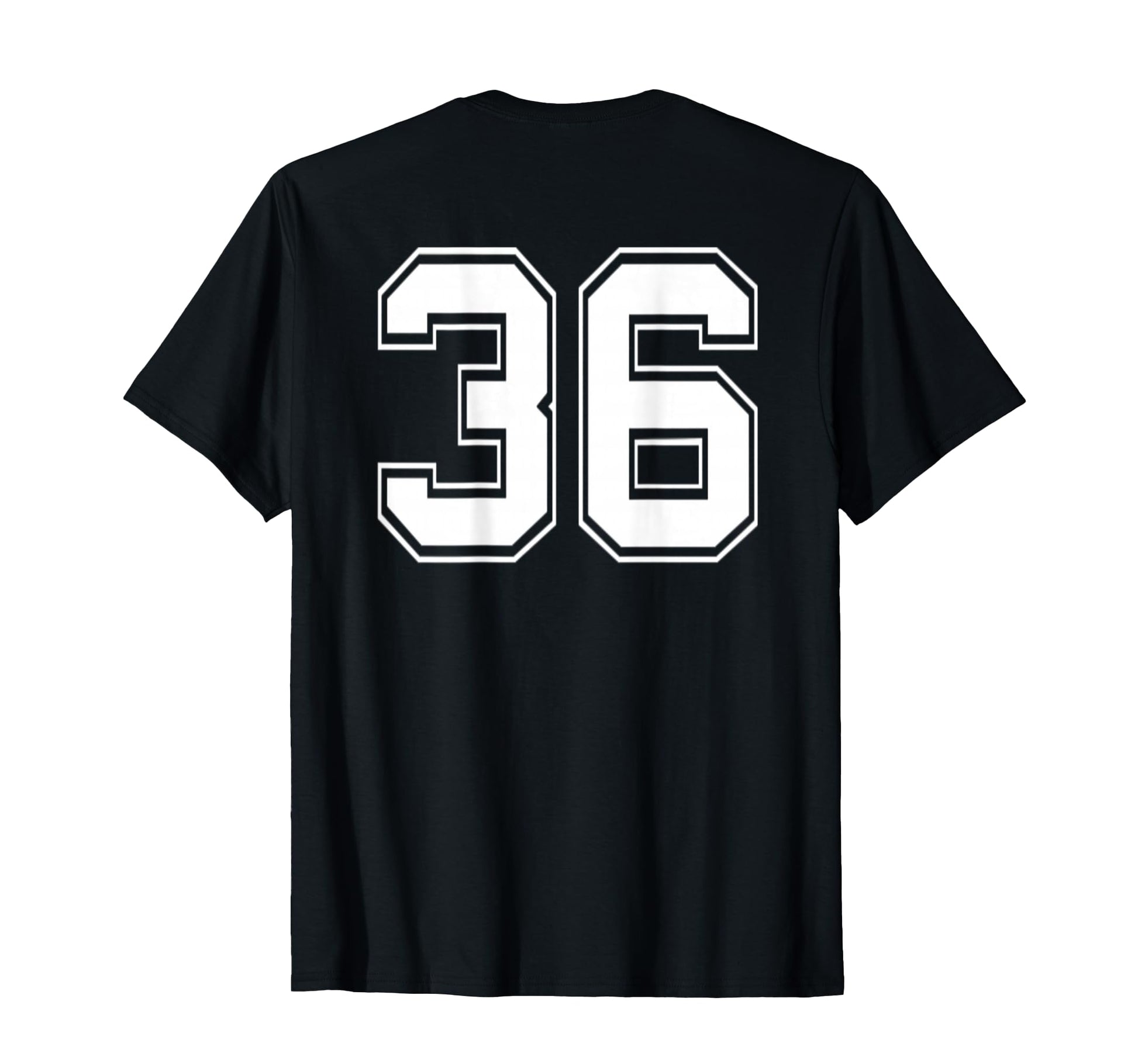 Number 36 Football Baseball Soccer T-Shirt - Novelty Apparel Men Women - T-Shirt, Sweatshirt, Hoodie