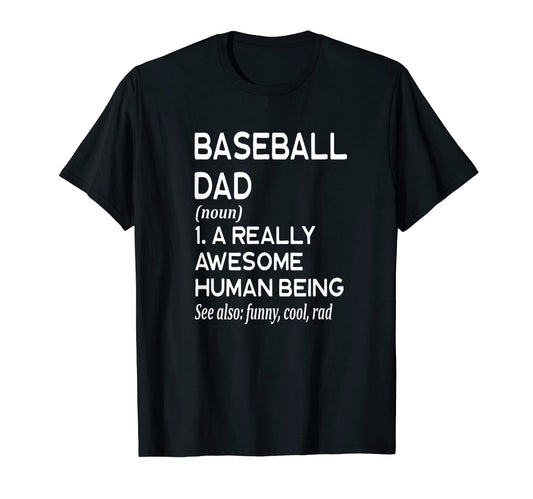 Baseball Dad Definition Player Homerun T-Shirt - Trendy Graphic Men Women - T-Shirt, Sweatshirt, Hoodie