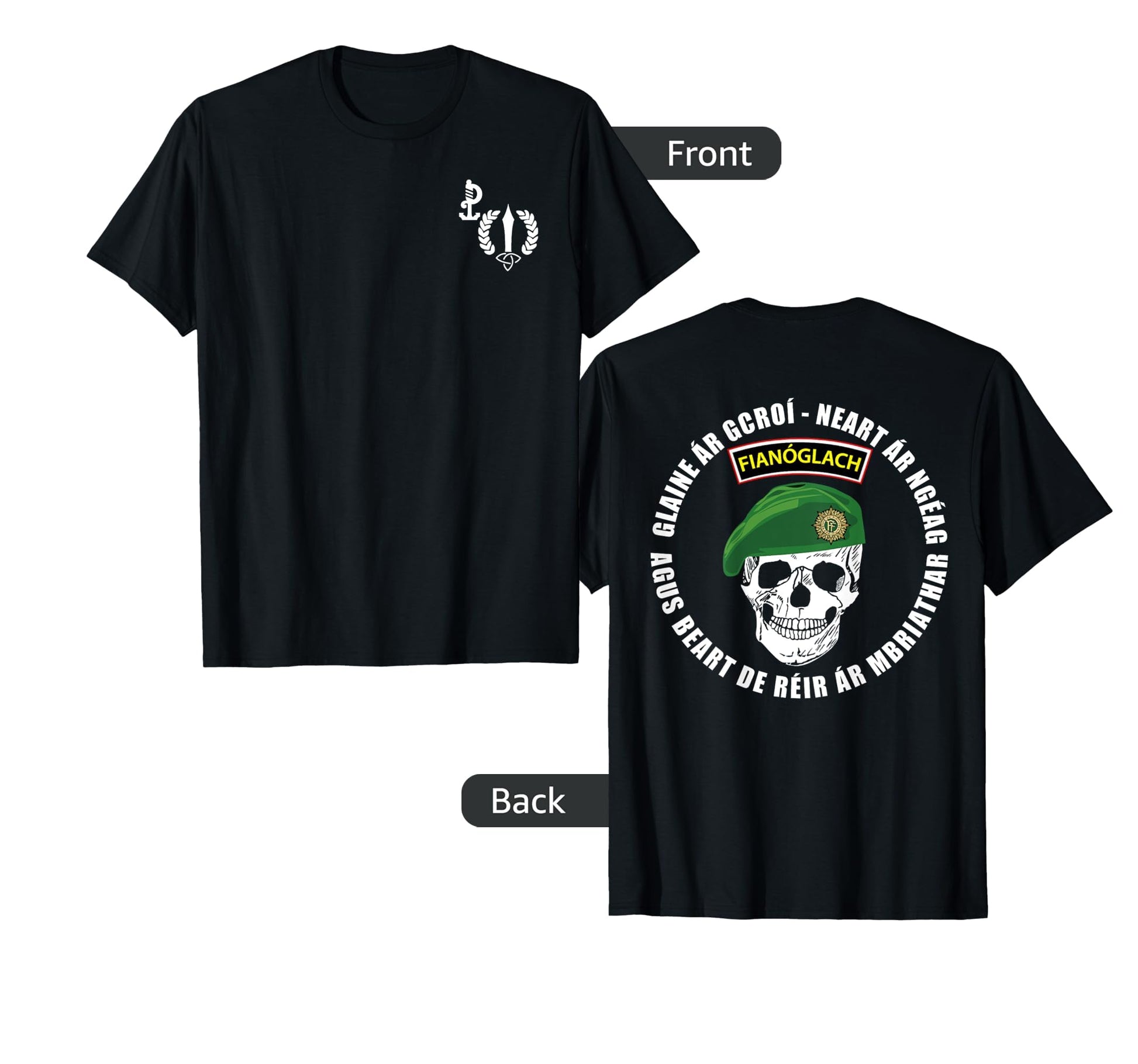 Ireland Arw Army Ranger Wing Irish T-Shirt - Casual Everyday Wear Unisex - T-Shirt, Sweatshirt, Hoodie