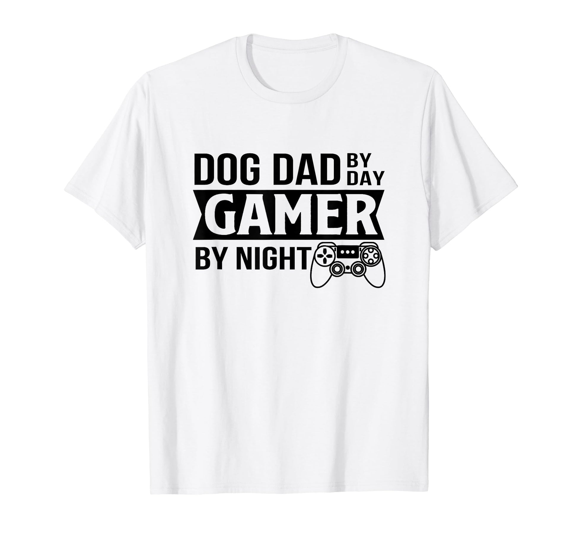 Dog Dad Dad Gamer Night Funny Dog Dad T-Shirt - Trendy Graphic for Adults - T-Shirt, Sweatshirt, Hoodie