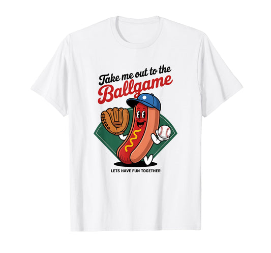 Baseball Mom Take Me Out To Ball Game T-Shirt - Unique Graphic for Adults - T-Shirt, Sweatshirt, Hoodie