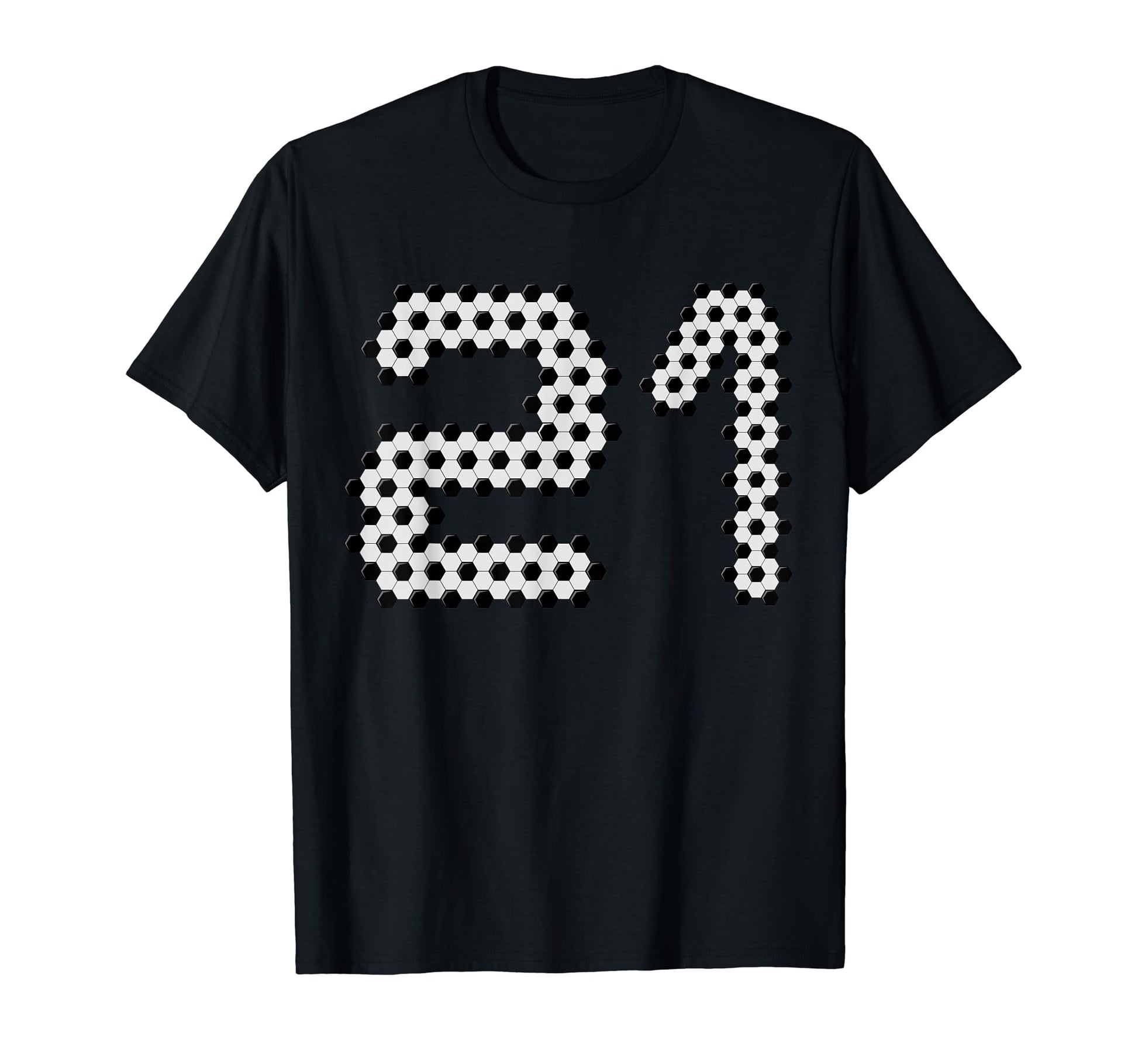 Fun 21St Birthday Soccer Themed 21 T-Shirt - Aesthetic Graphic Men Women - T-Shirt, Sweatshirt, Hoodie
