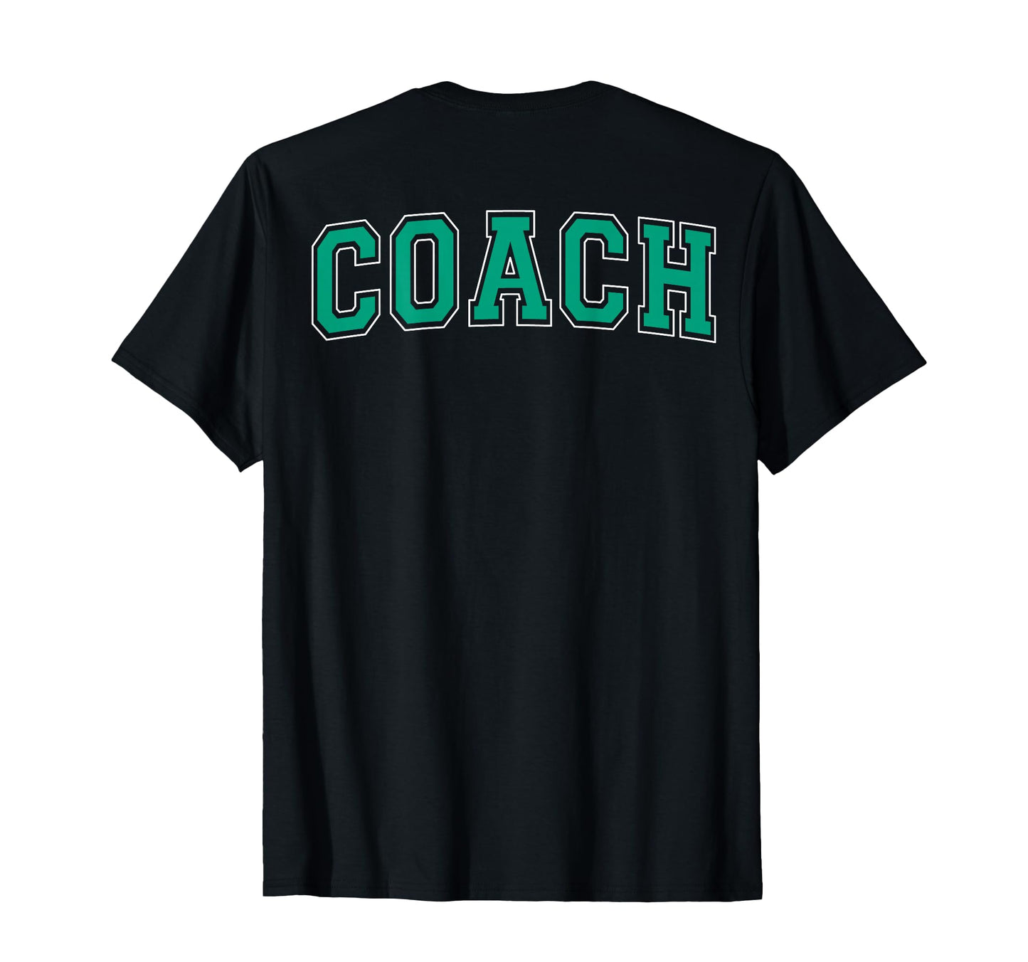 Coach Sports Trainer Arched Teal T-Shirt - Unique Graphic Men Women - T-Shirt, Sweatshirt, Hoodie