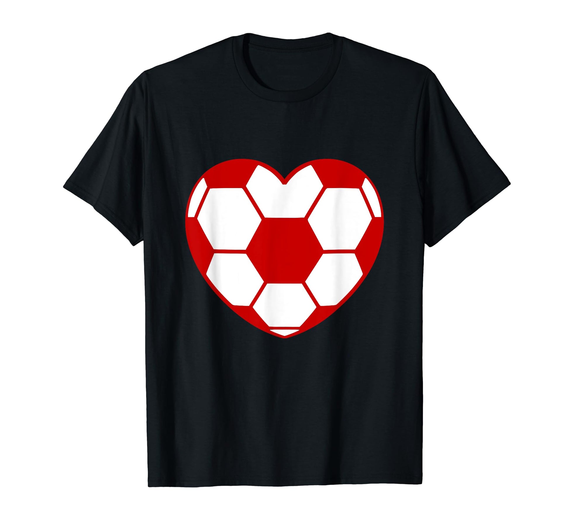 Soccer Heart Sport Player Icon T-Shirt - Novelty Apparel for Adults - T-Shirt, Sweatshirt, Hoodie