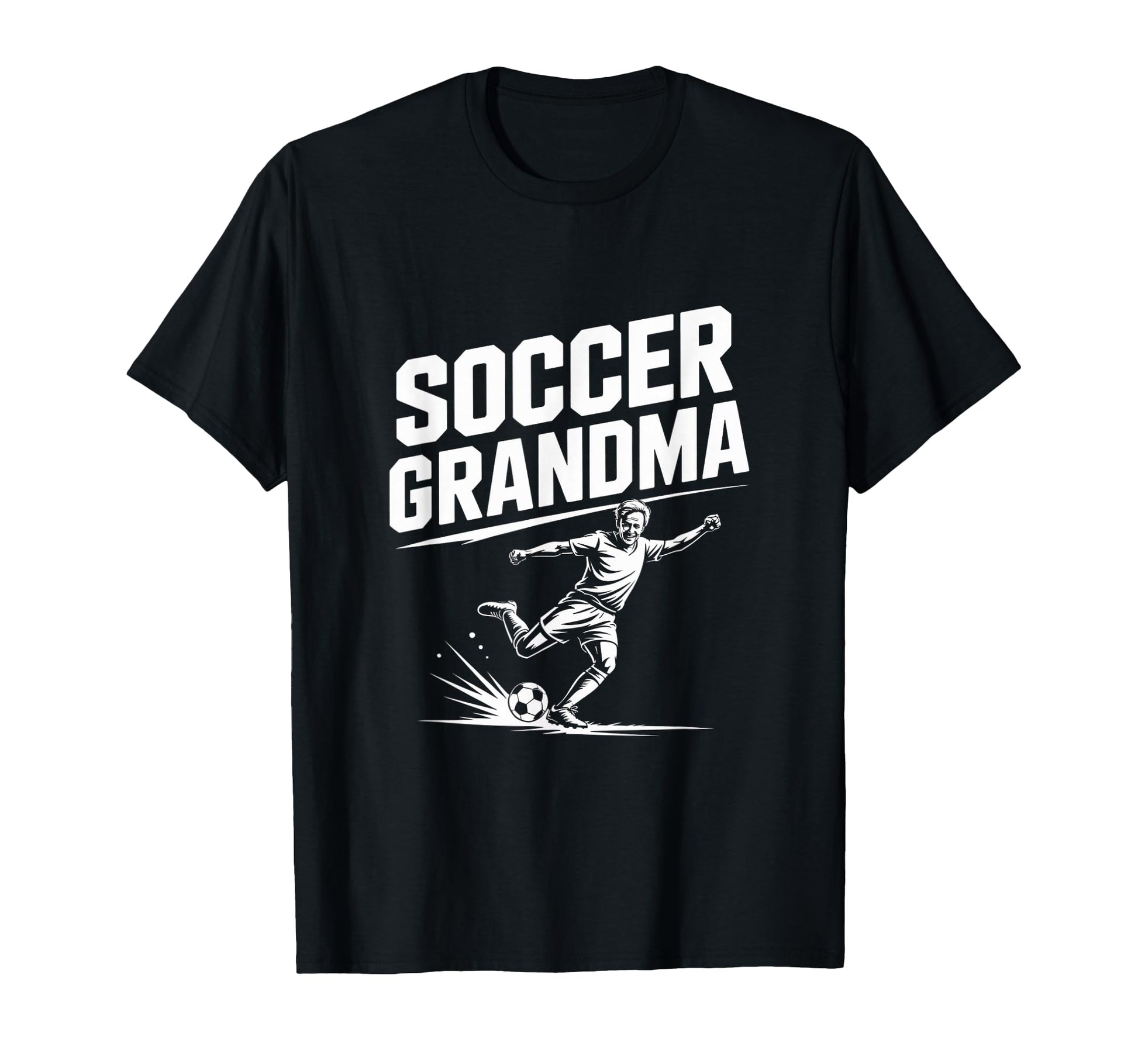 Soccer Grandma Passionate Kick Lover T-Shirt - Custom Art Print for Adults - T-Shirt, Sweatshirt, Hoodie