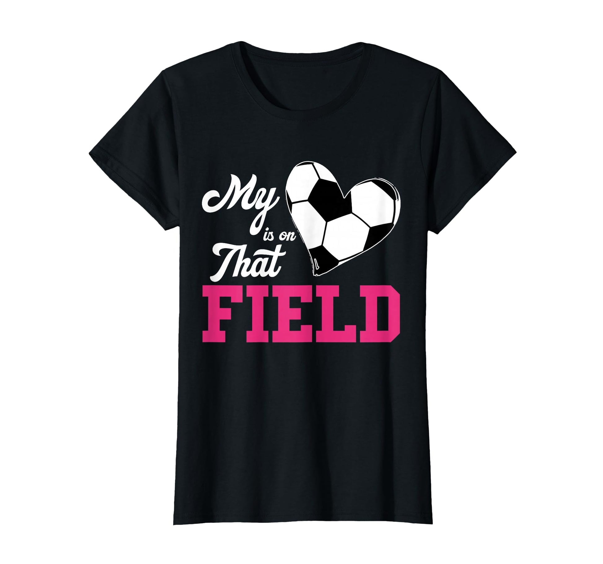 Soccer Mom My Heart Is That Field T-Shirt - Minimalist Print for Adults - T-Shirt, Sweatshirt, Hoodie