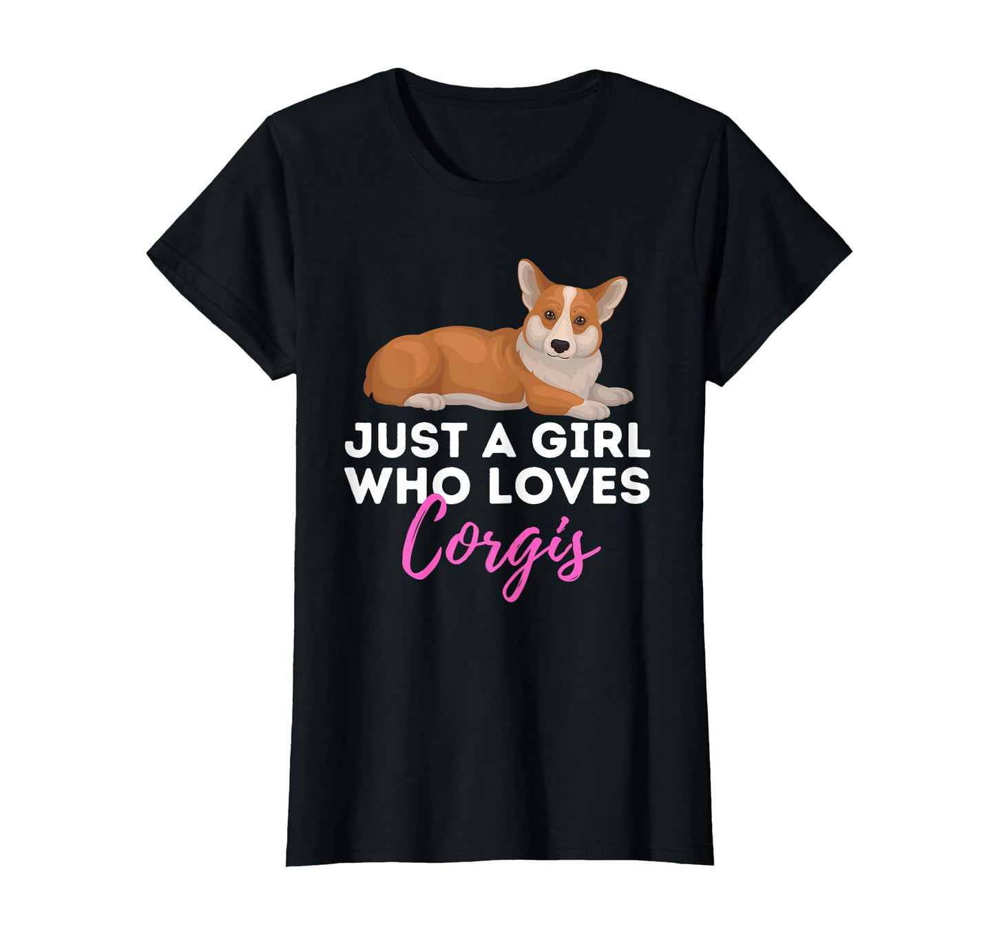 Just Who Loves Corgis Welsh Corgi Owner T-Shirt - Custom Art Print Unisex - T-Shirt, Sweatshirt, Hoodie