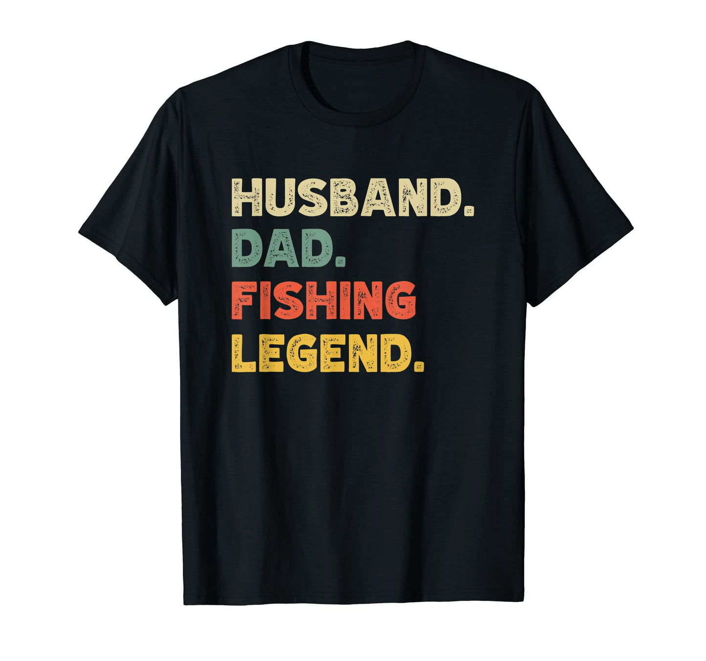 Mens Mens Funny Husband Dad Fishing Legend T-Shirt - Trendy Graphic Unisex - T-Shirt, Sweatshirt, Hoodie