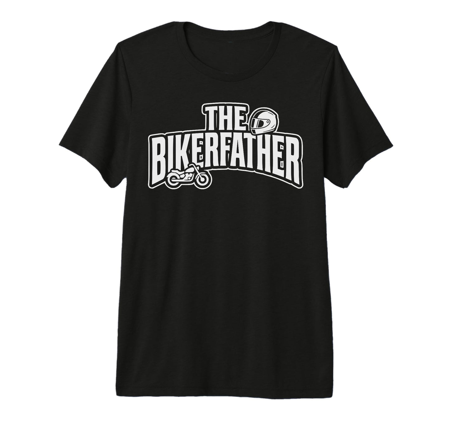 Bikerfather Motorcycle Dad Rider Tri T-Shirt - Streetwear Style Unisex - T-Shirt, Sweatshirt, Hoodie