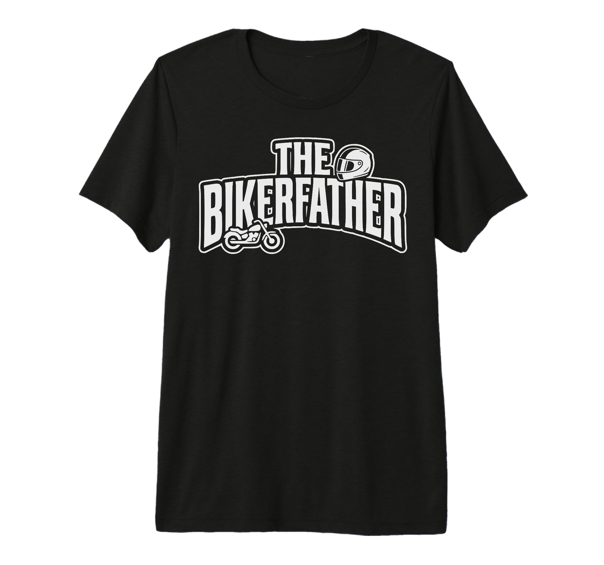 Bikerfather Motorcycle Dad Rider Tri T-Shirt - Streetwear Style Unisex - T-Shirt, Sweatshirt, Hoodie