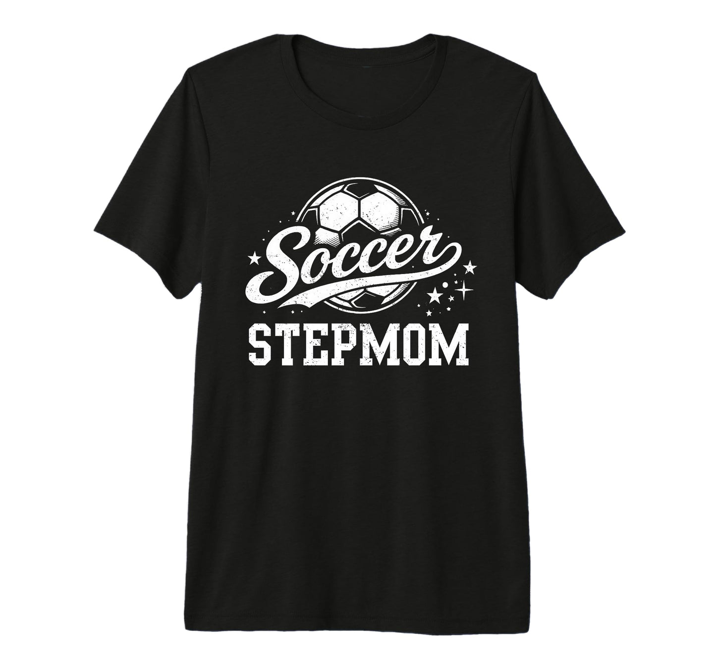 Soccer Stepmom Family Matching Soccer T-Shirt - Trendy Graphic for Adults - T-Shirt, Sweatshirt, Hoodie