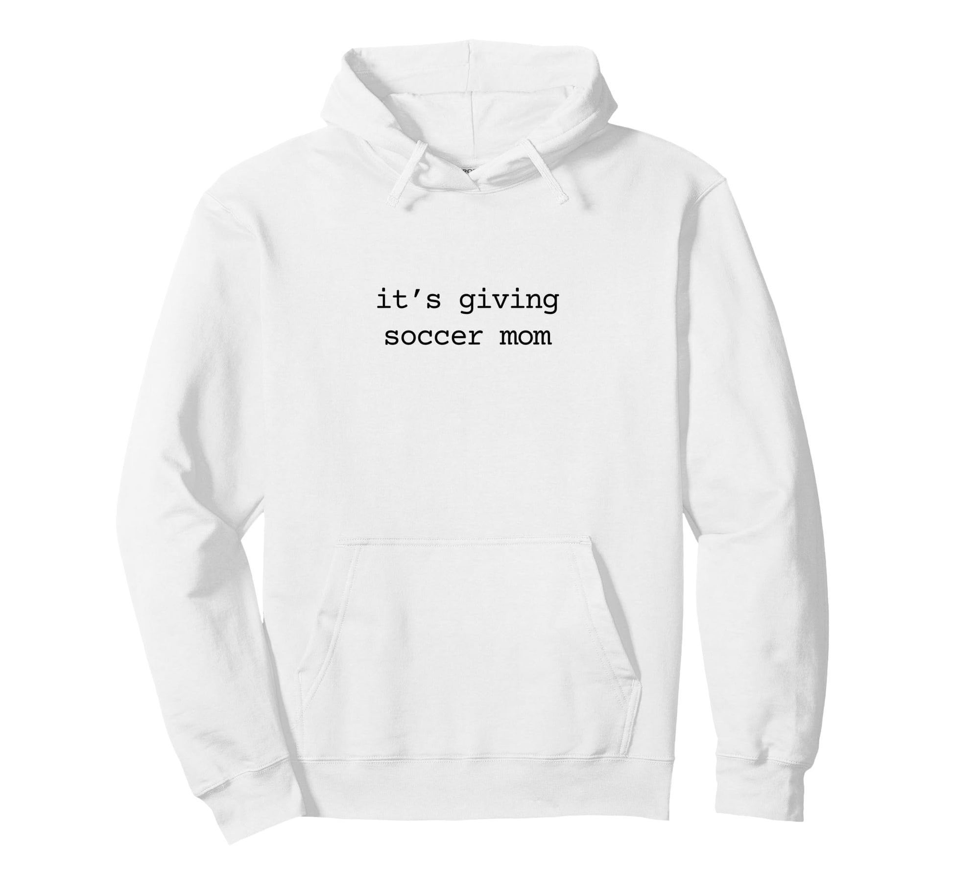 Its Giving Soccer Mom Soccer Mama Hoodie - Minimalist Print Men Women - T-Shirt, Sweatshirt, Hoodie