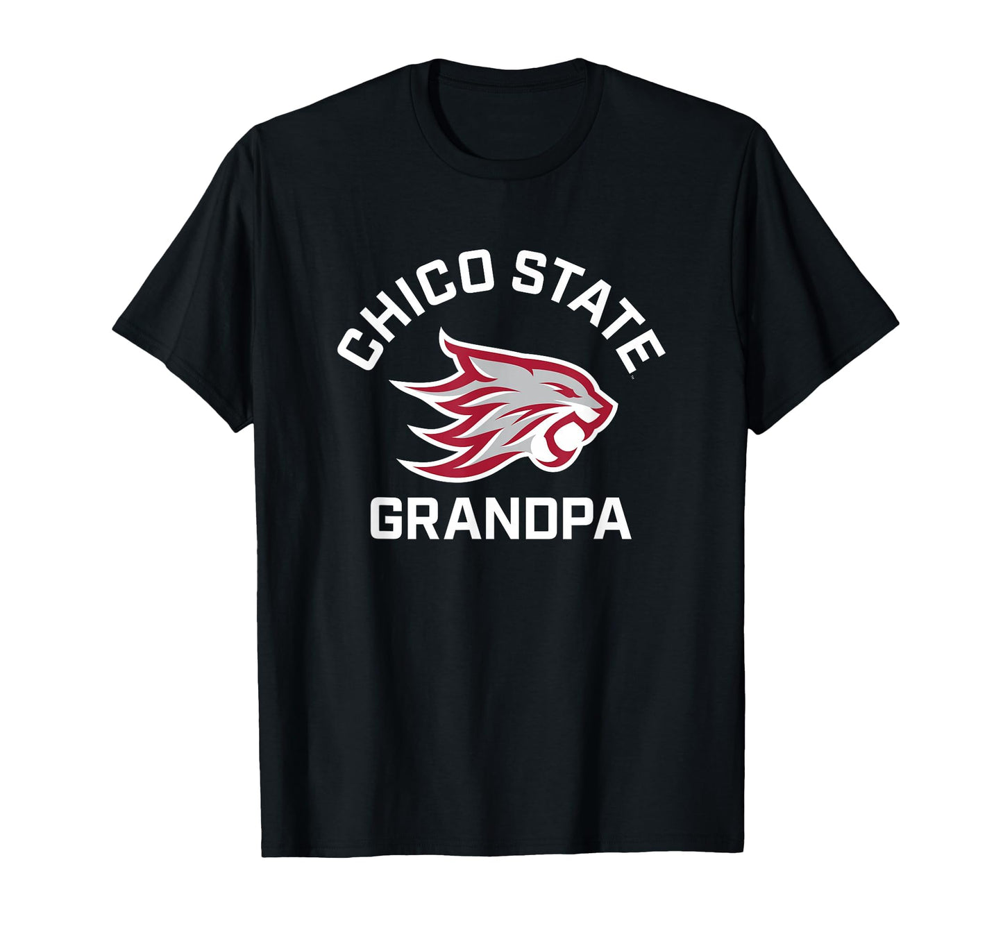 Chico State Wildcats Arched Grandpa T-Shirt - Unique Graphic for Adults - T-Shirt, Sweatshirt, Hoodie