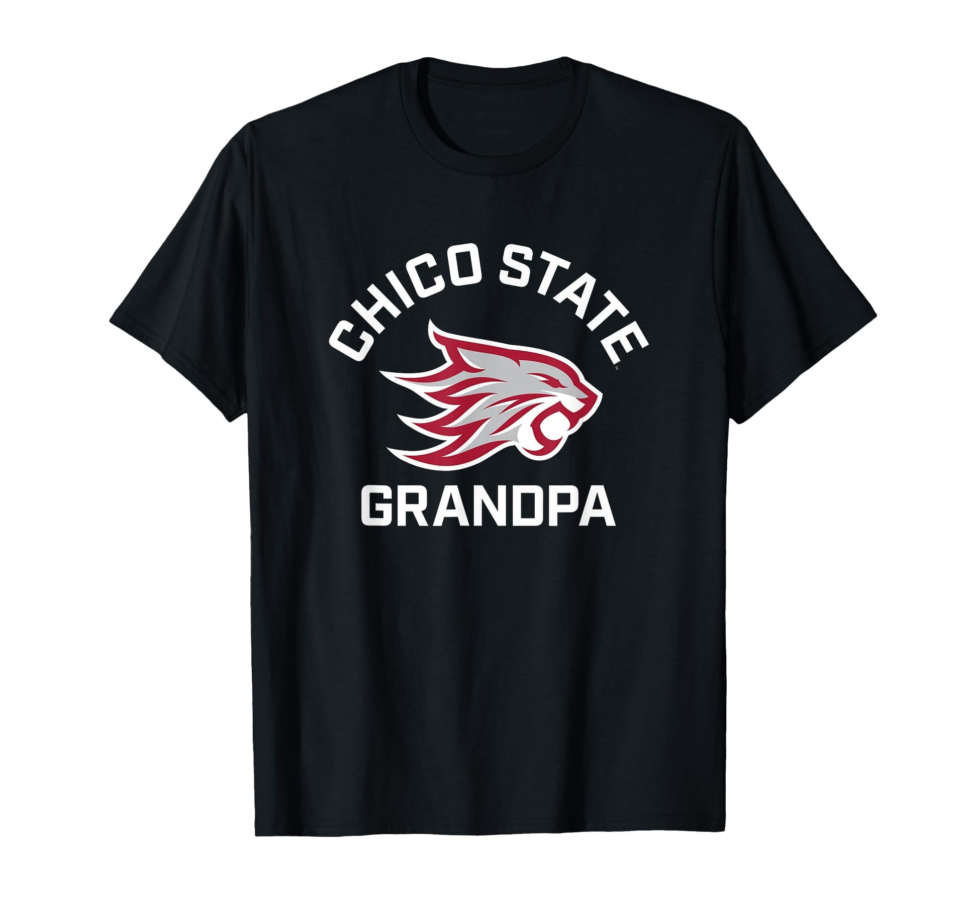 Chico State Wildcats Arched Grandpa T-Shirt - Unique Graphic for Adults - T-Shirt, Sweatshirt, Hoodie