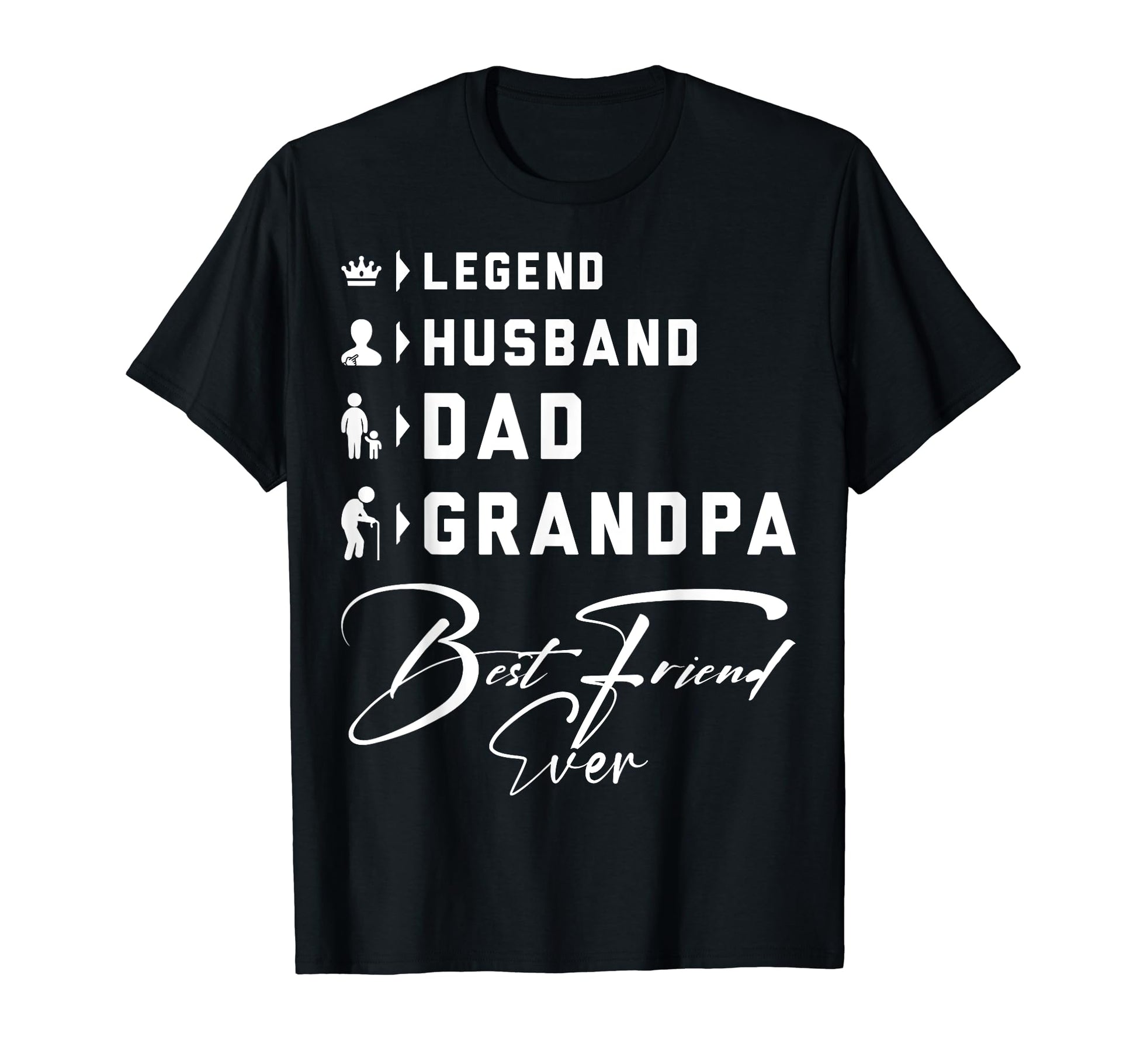 Fathers Day Dad Legend Legend Husband T-Shirt - Aesthetic Graphic Unisex - T-Shirt, Sweatshirt, Hoodie
