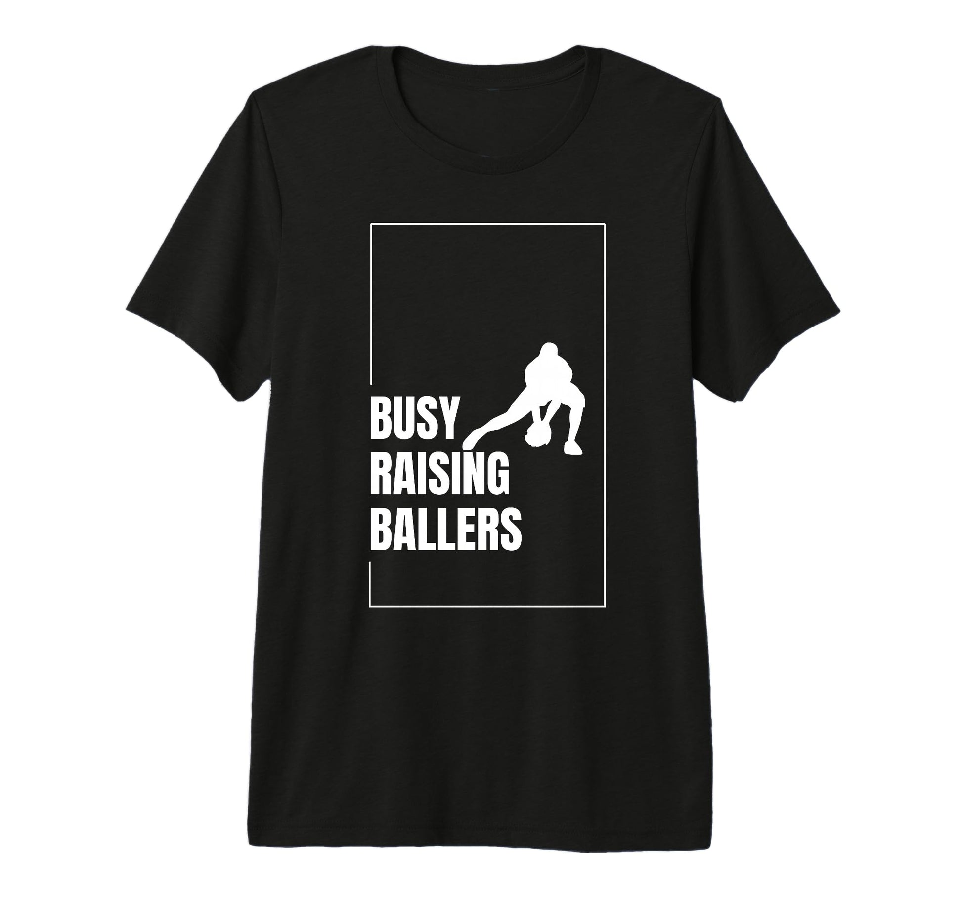 Funny Baseball Quotes Busy Raising Ballers T-Shirt - Trendy Graphic Unisex - T-Shirt, Sweatshirt, Hoodie
