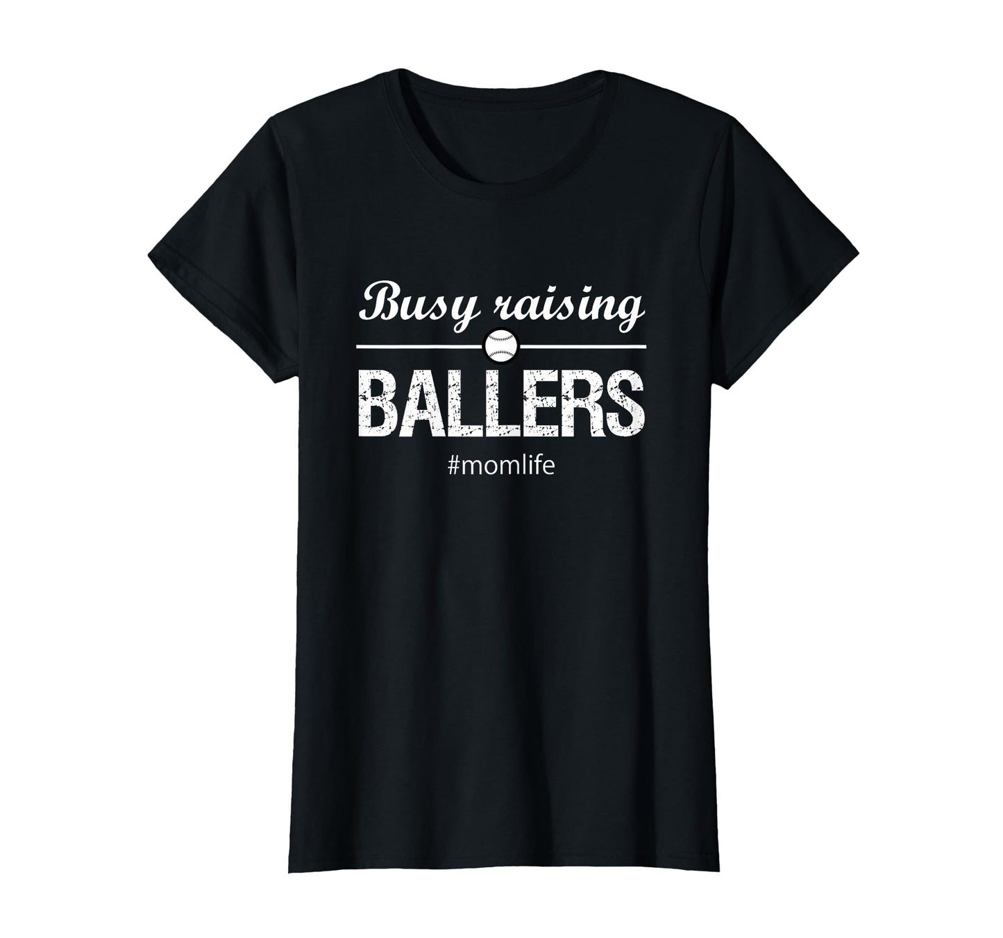 Softball Mom Gifts Busy Raising Ballers T-Shirt - Custom Art Print Unisex - T-Shirt, Sweatshirt, Hoodie