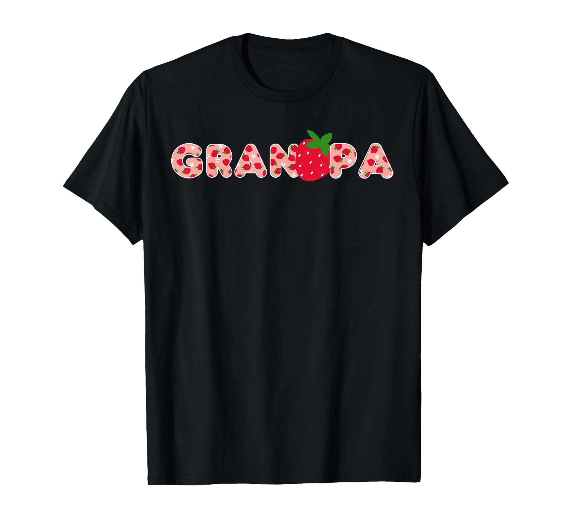 Grandpa Strawberry First Birthday Party T-Shirt - Graphic Print Unisex - T-Shirt, Sweatshirt, Hoodie