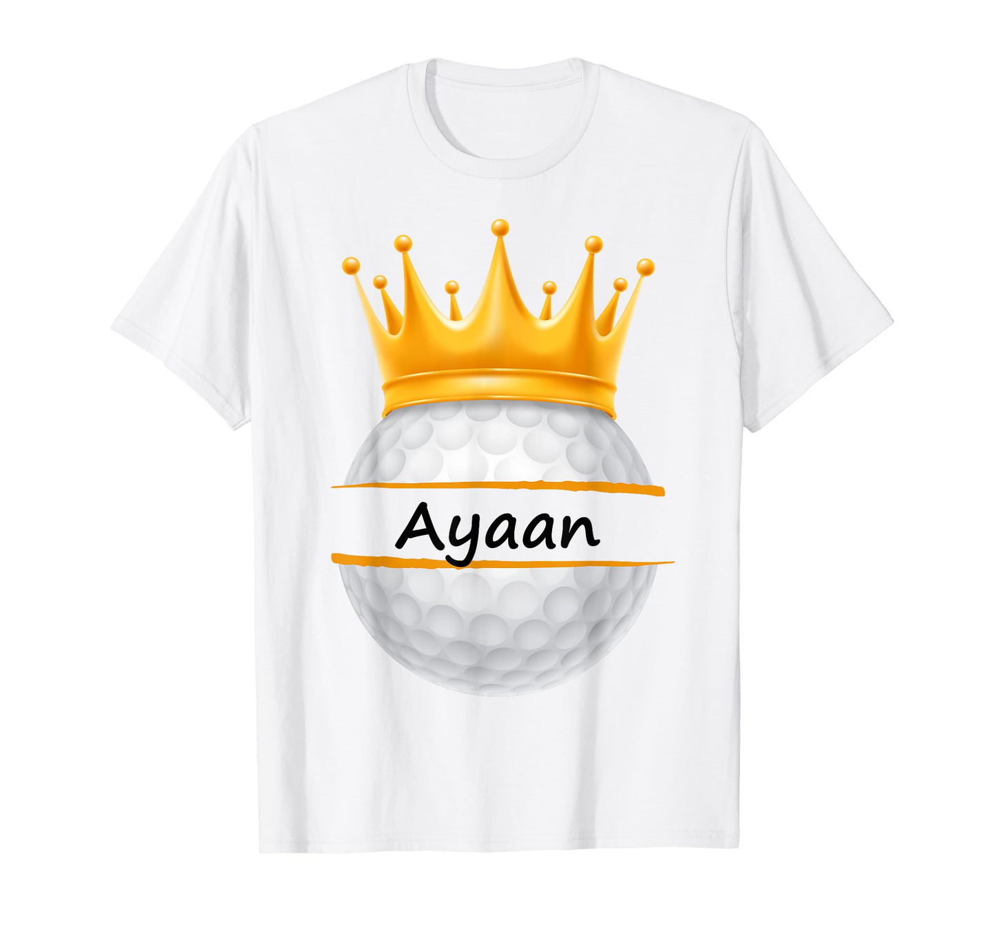 Novelty Golf Personalized Name Ayaan T-Shirt - Unique Graphic Men Women - T-Shirt, Sweatshirt, Hoodie