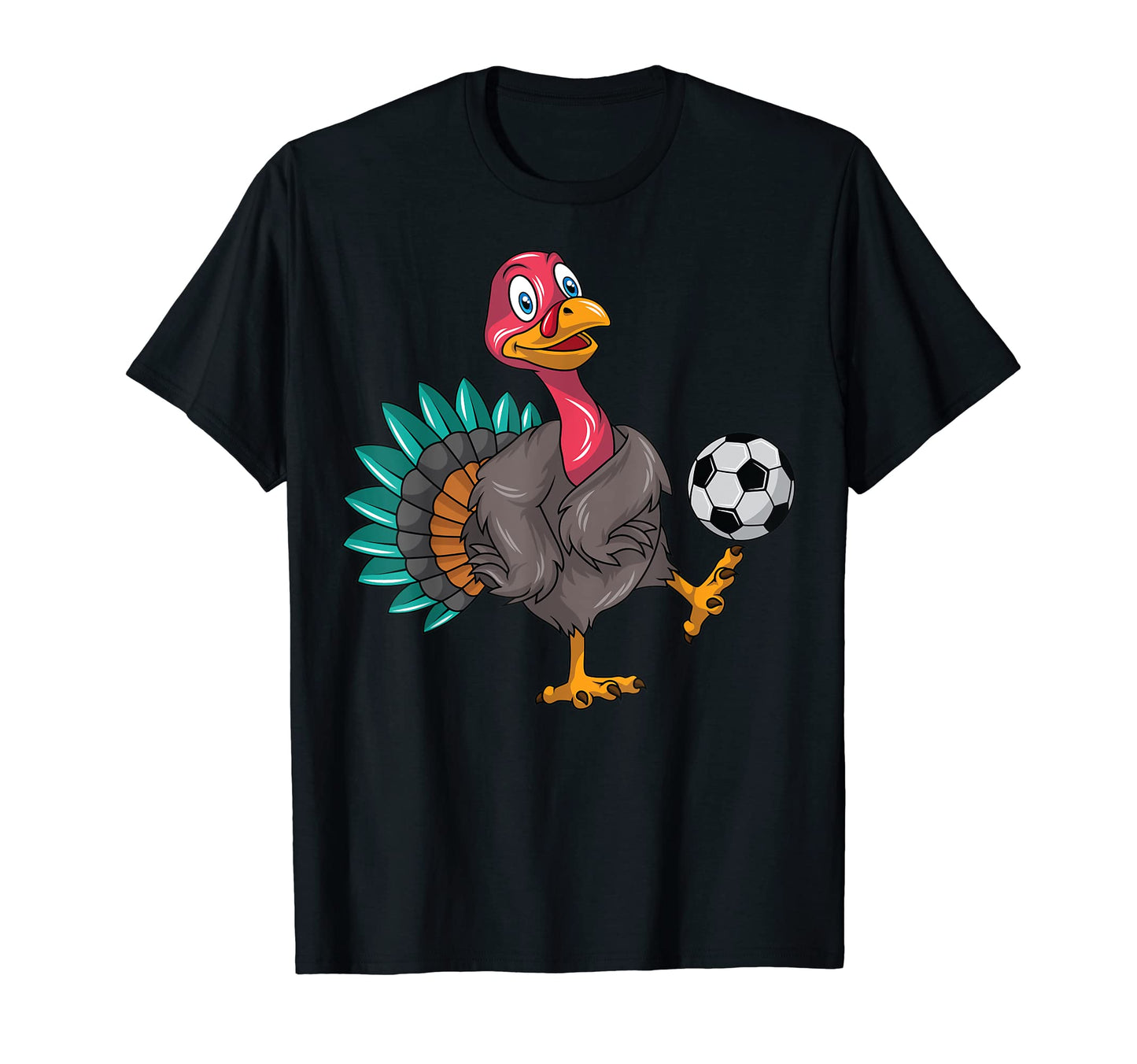 Funny Thanksgiving Soccer Turkey T-Shirt - Unique Graphic for Adults - T-Shirt, Sweatshirt, Hoodie