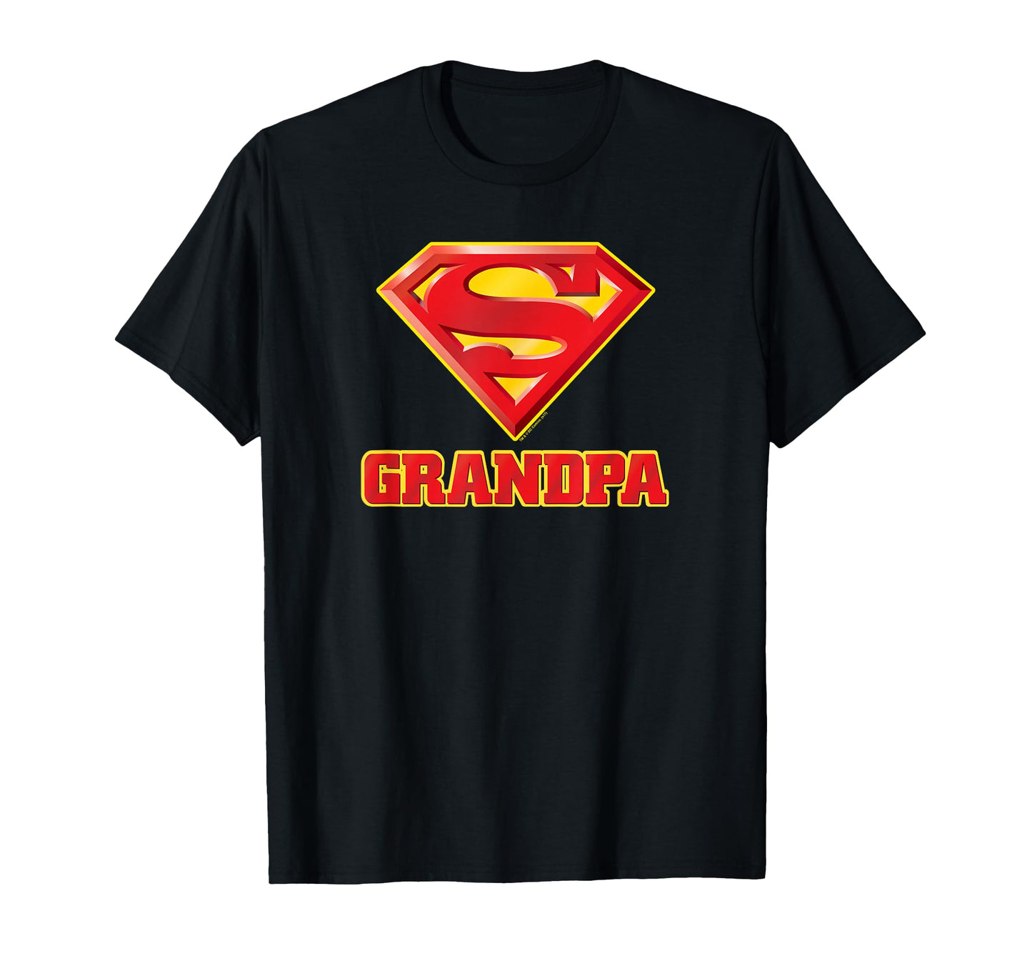 Superman Super Grandpa T-Shirt - Minimalist Print for Adults - T-Shirt, Sweatshirt, Hoodie