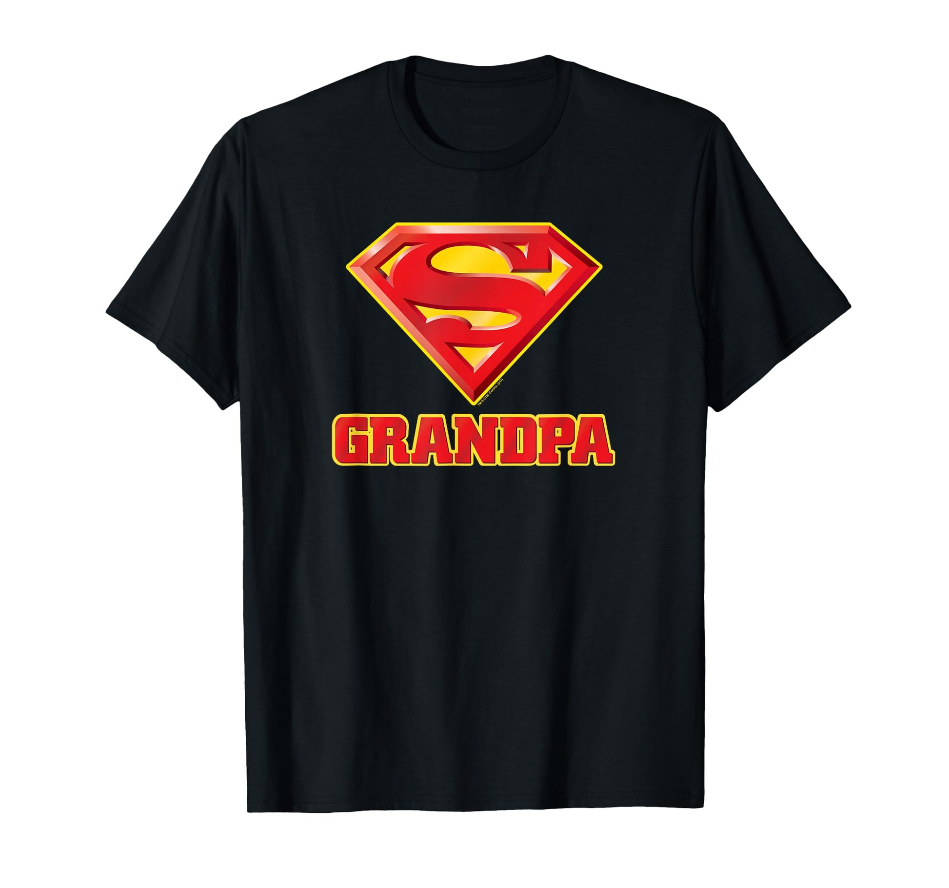 Superman Super Grandpa T-Shirt - Minimalist Print for Adults - T-Shirt, Sweatshirt, Hoodie