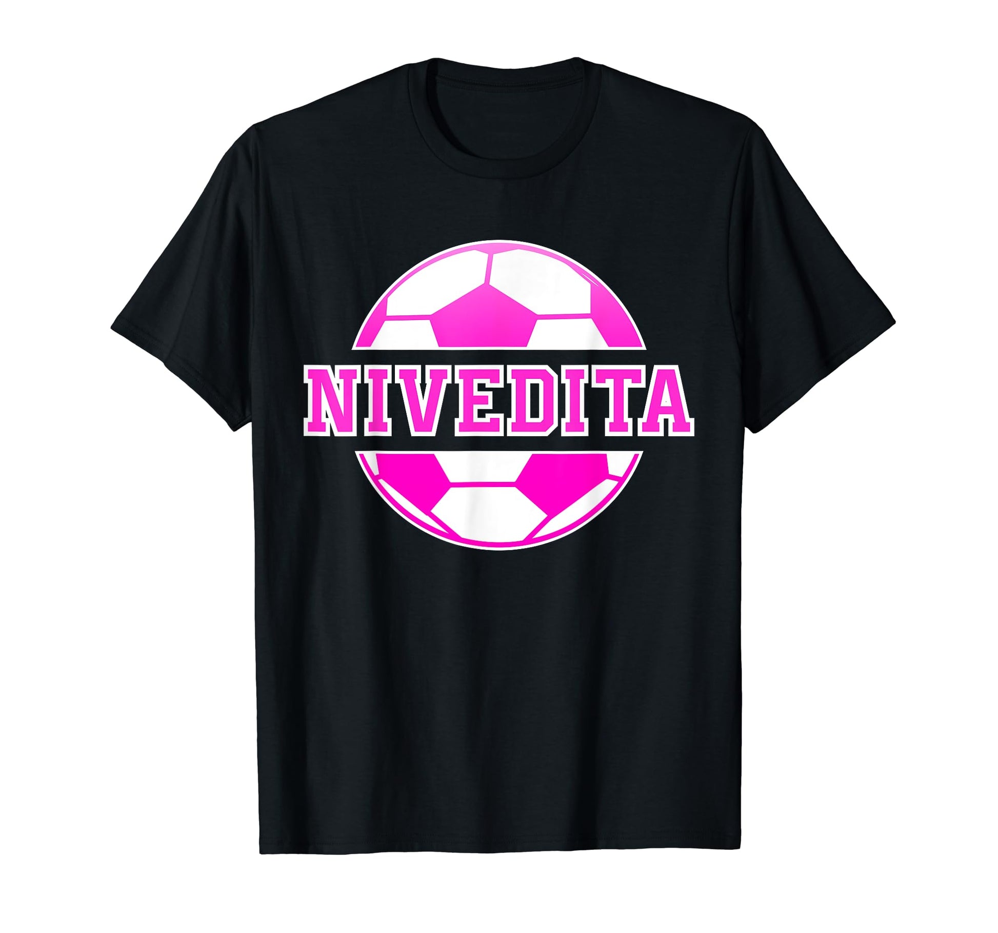 Nivedita Name Soccer Play Football T-Shirt - Graphic Print Men Women - T-Shirt, Sweatshirt, Hoodie