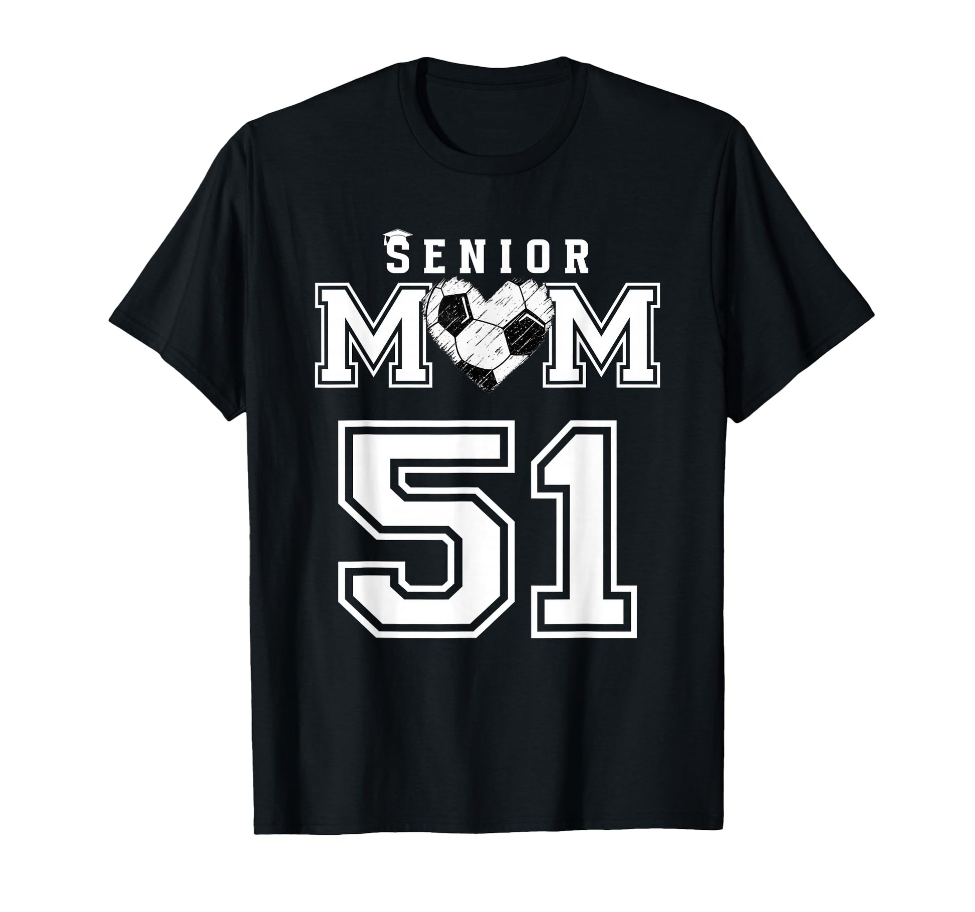 Proud Senior Soccer Mom Custom Jersey T-Shirt - Custom Art Print Men Women - T-Shirt, Sweatshirt, Hoodie
