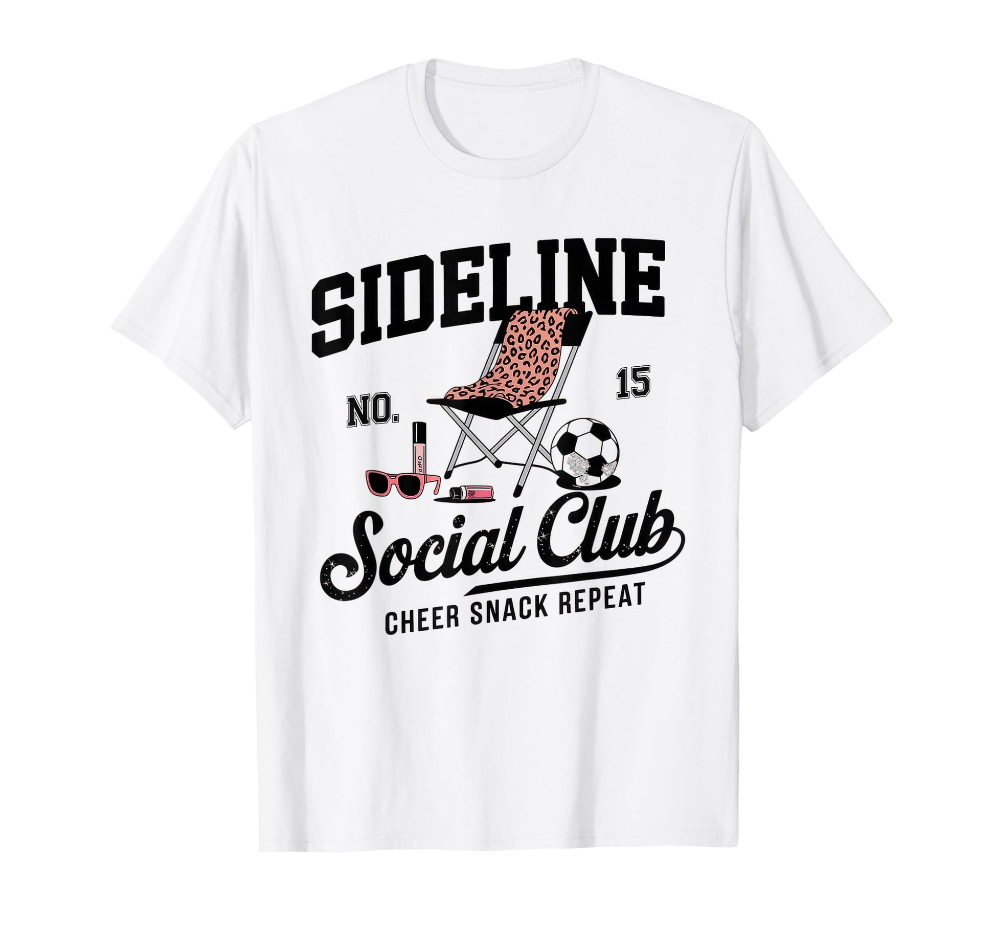 Sideline Social Club Soccer Mom Game T-Shirt - Trendy Graphic for Adults - T-Shirt, Sweatshirt, Hoodie