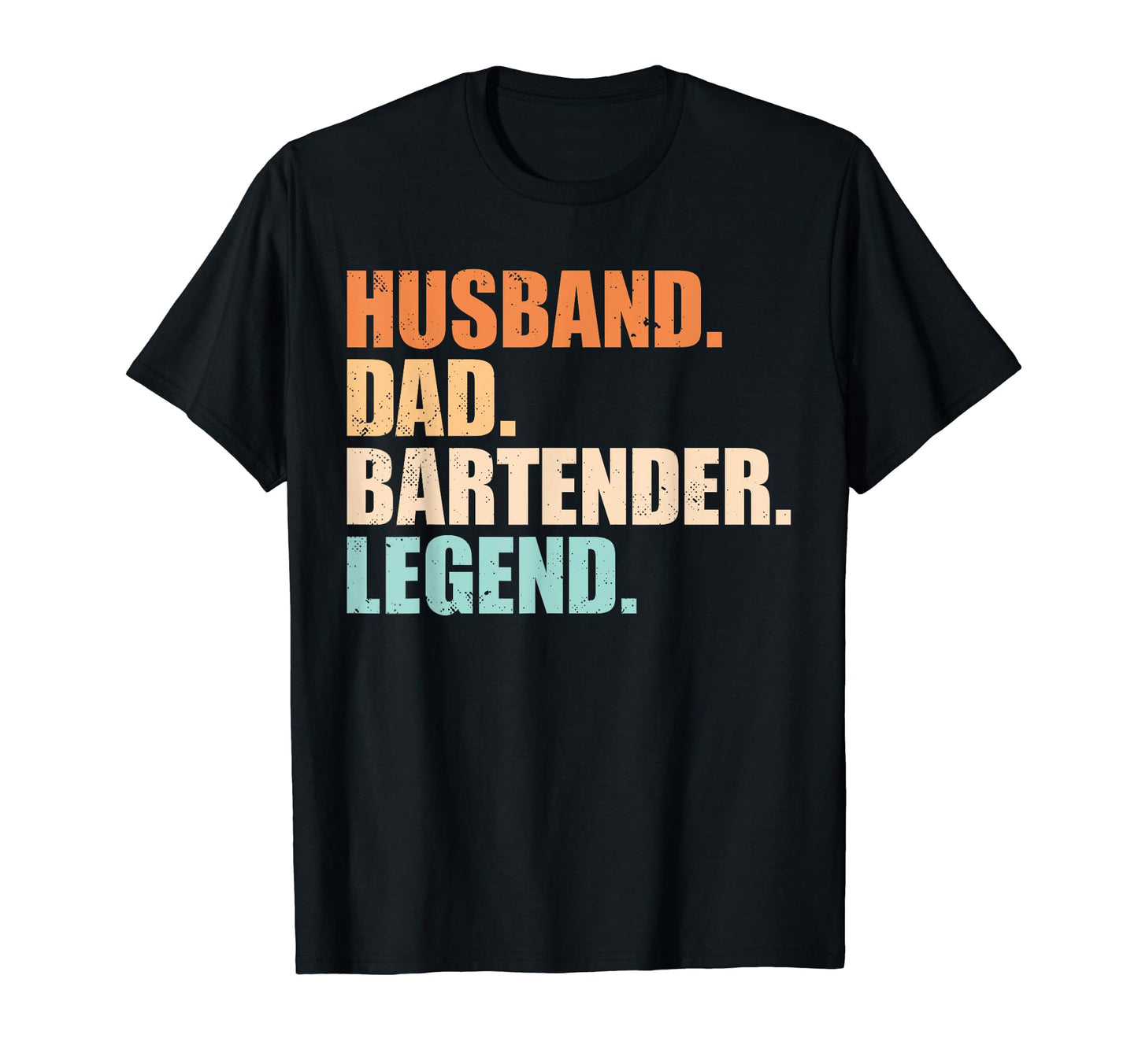 Husband Dad Bartender Legend Funny T-Shirt - Custom Art Print for Adults - T-Shirt, Sweatshirt, Hoodie