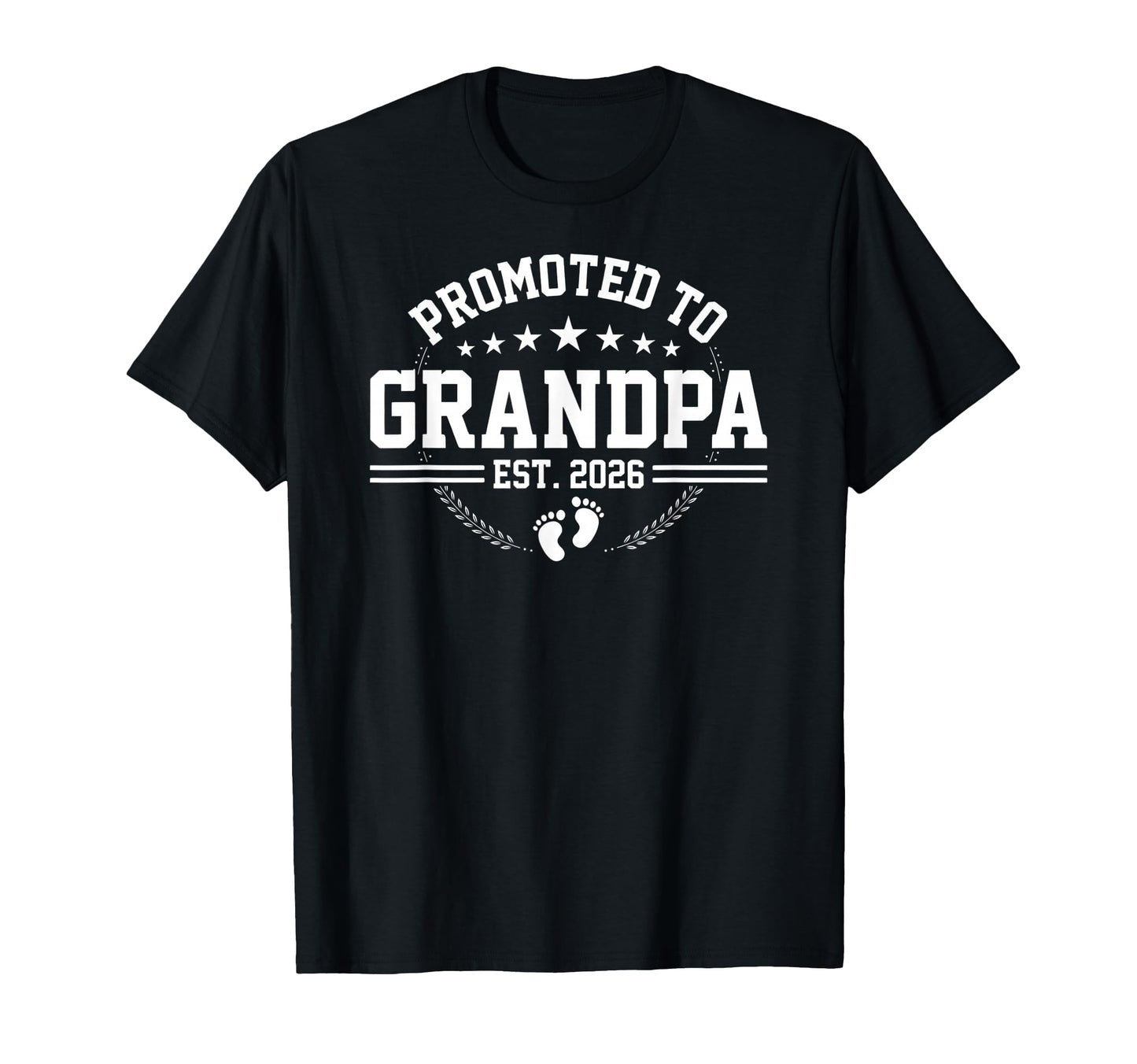 1St Time Grandpa Est 2026 New First T-Shirt - Custom Art Print for Adults - T-Shirt, Sweatshirt, Hoodie