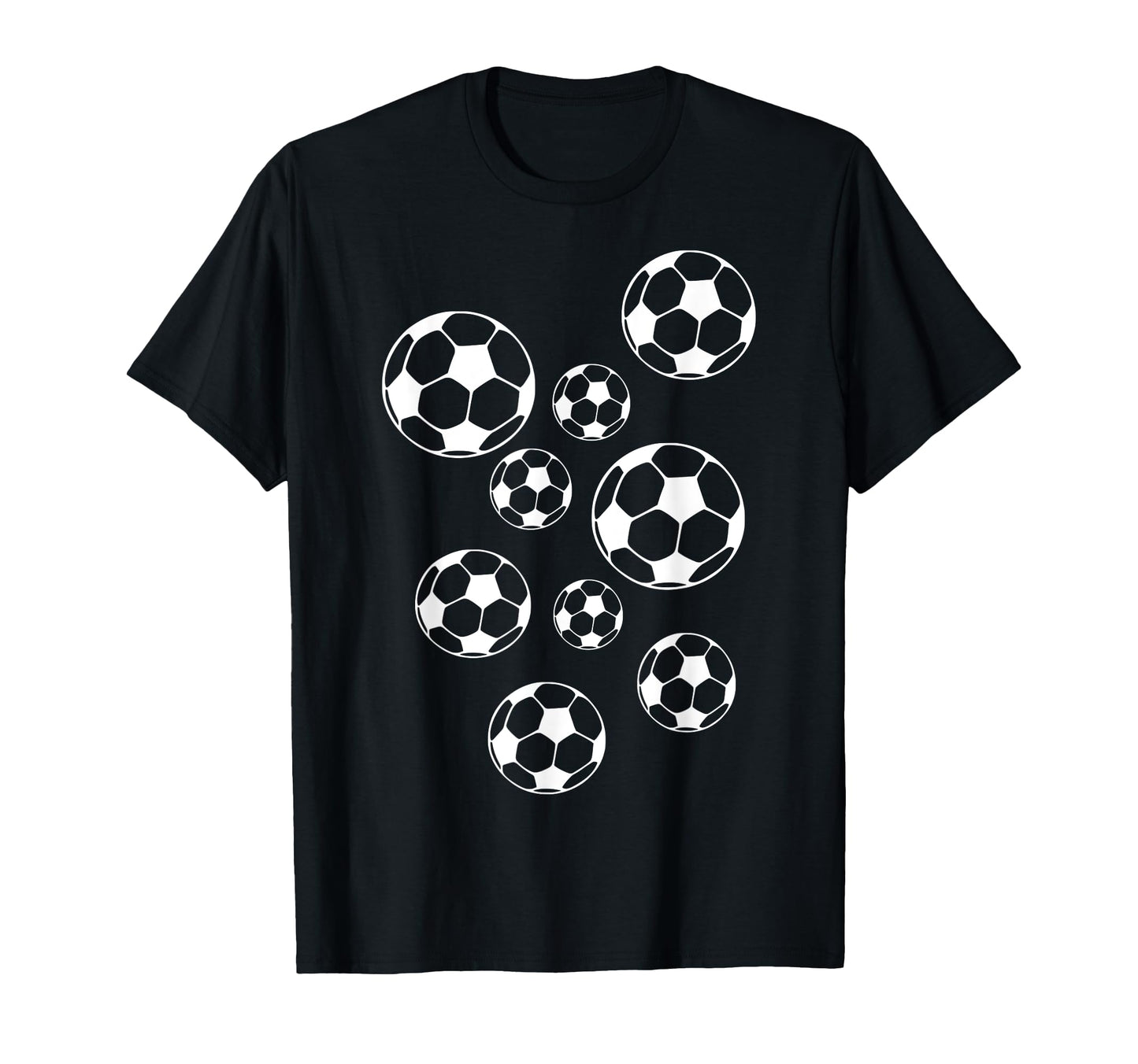 Soccer Balls T-Shirt - Casual Everyday Wear Men Women - T-Shirt, Sweatshirt, Hoodie